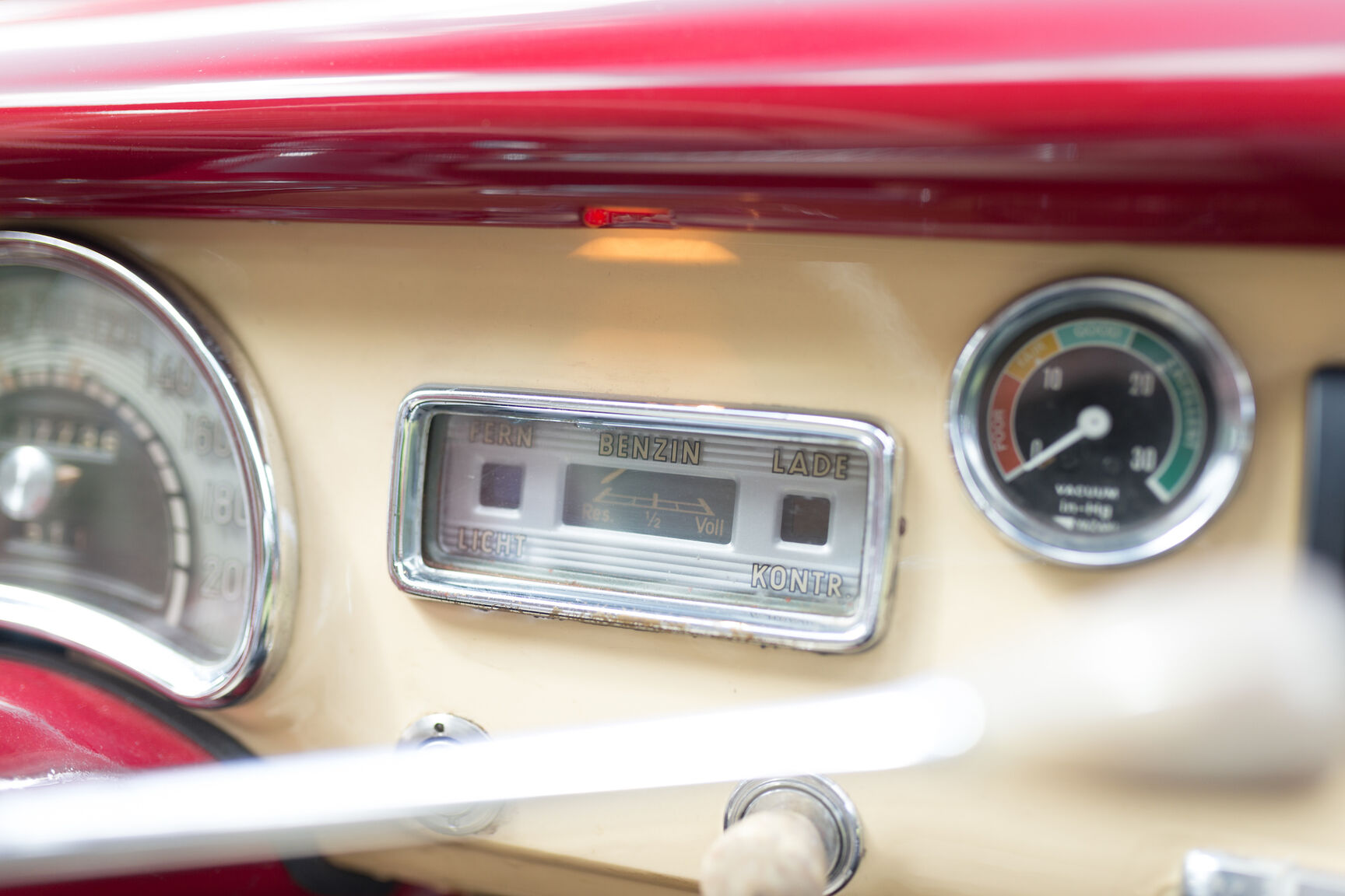 Interiörbild 1955 BMW 501 A Deluxe V8