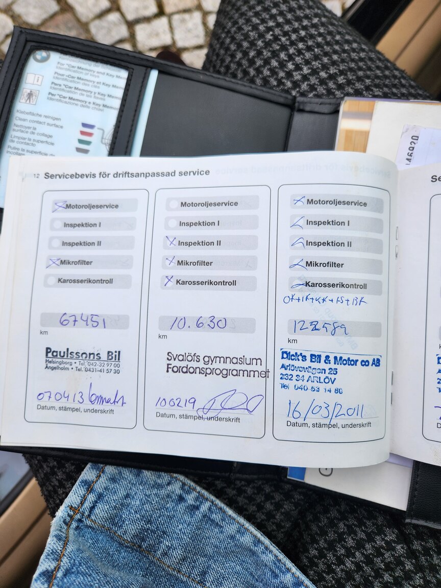 Dokumentation för 2002  BMW 330Ci 