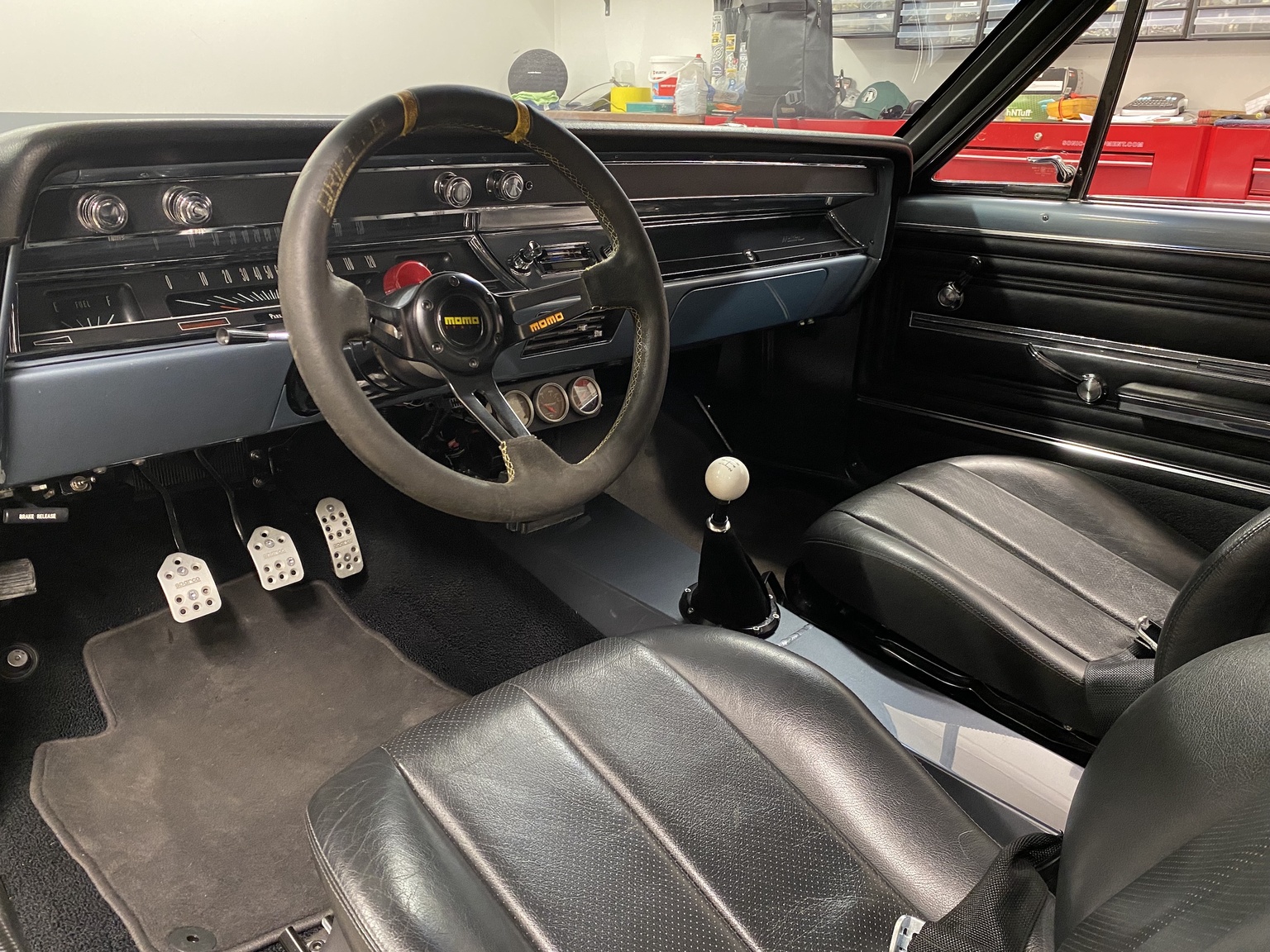 Interiörbild 1966 Chevrolet Chevelle Malibu Pro Touring