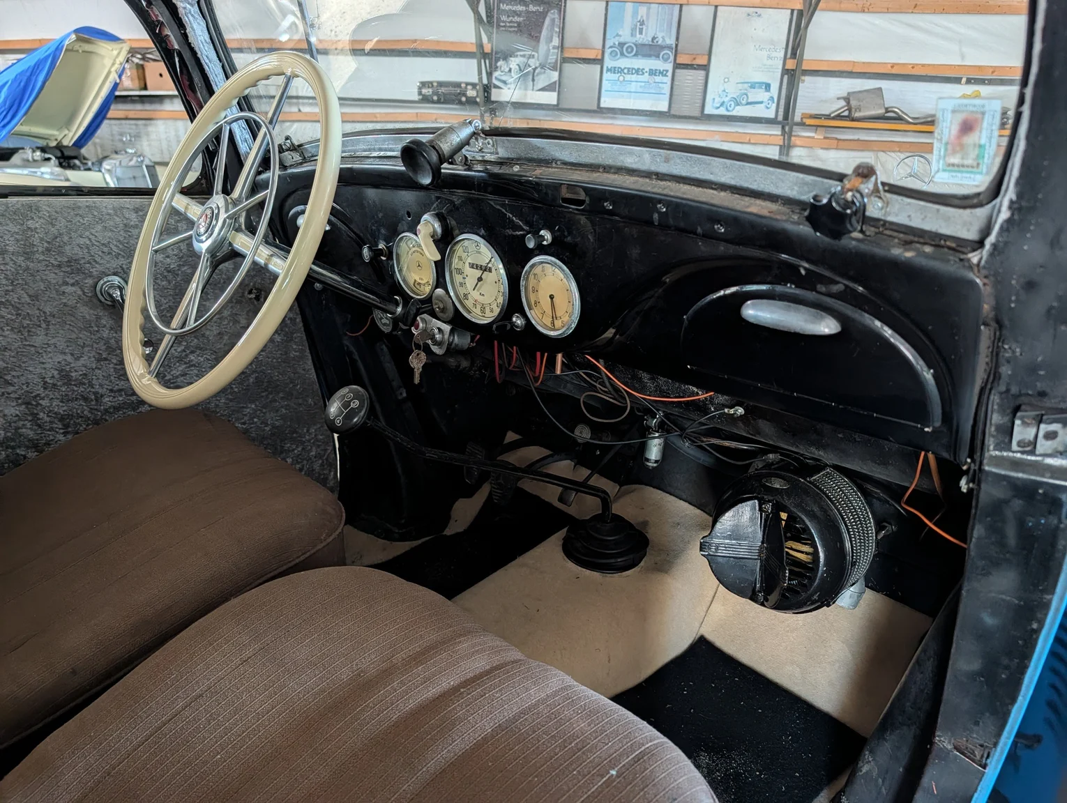 Innenraumfoto von 1938 Mercedes-Benz 170 V  Sedan (5)