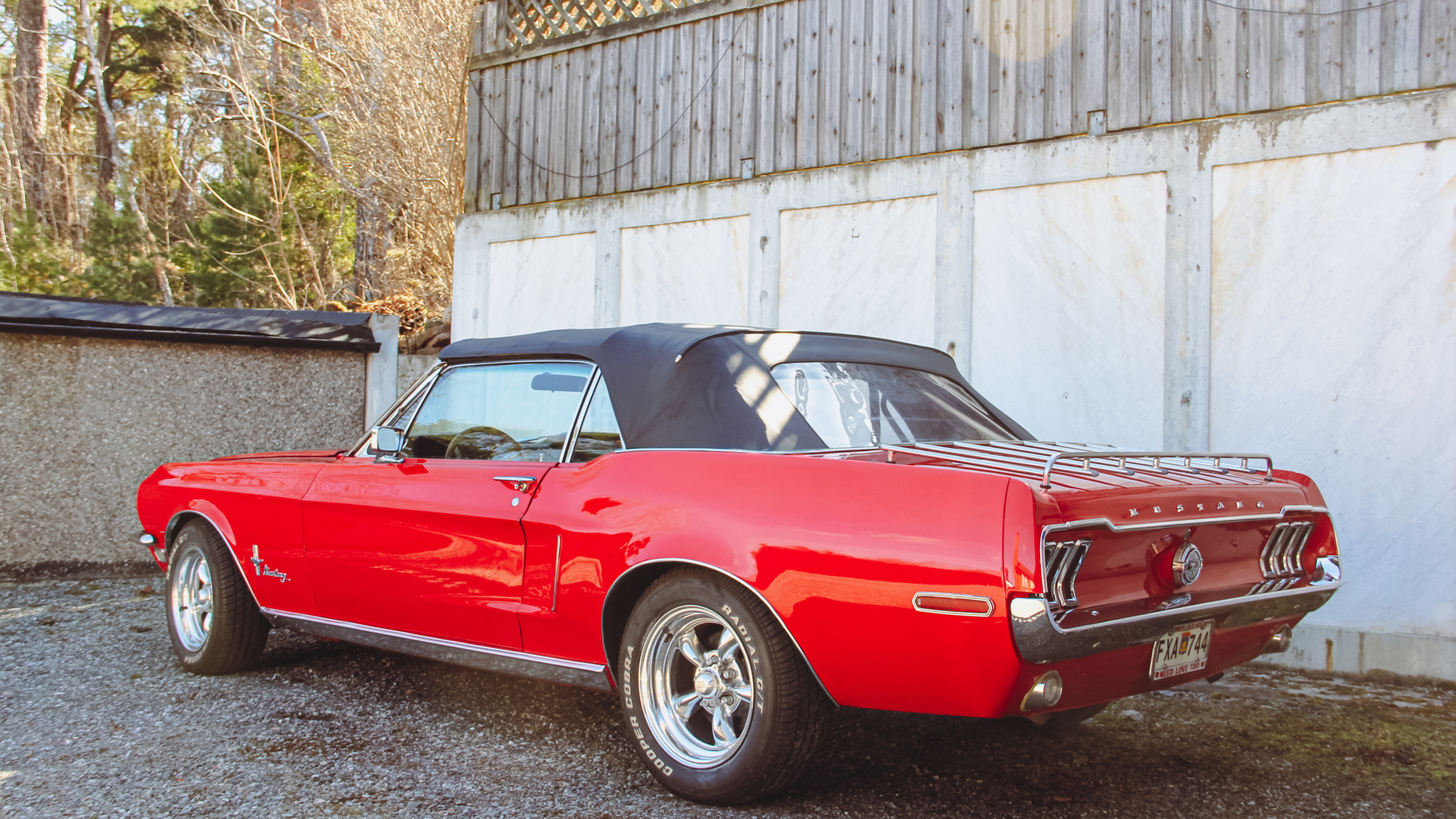 Aussenfoto 1968 Ford Mustang 302ci Cabriolet (3)