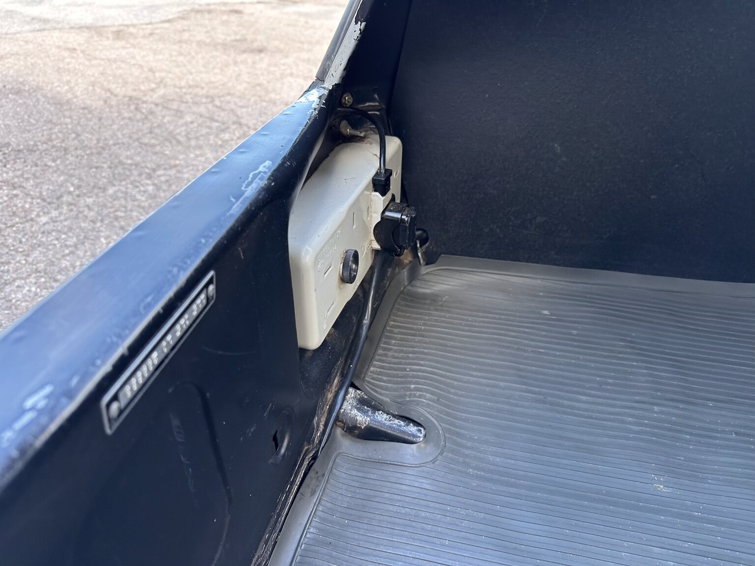 Innenraumfoto von 1975 Mercedes Benz 200