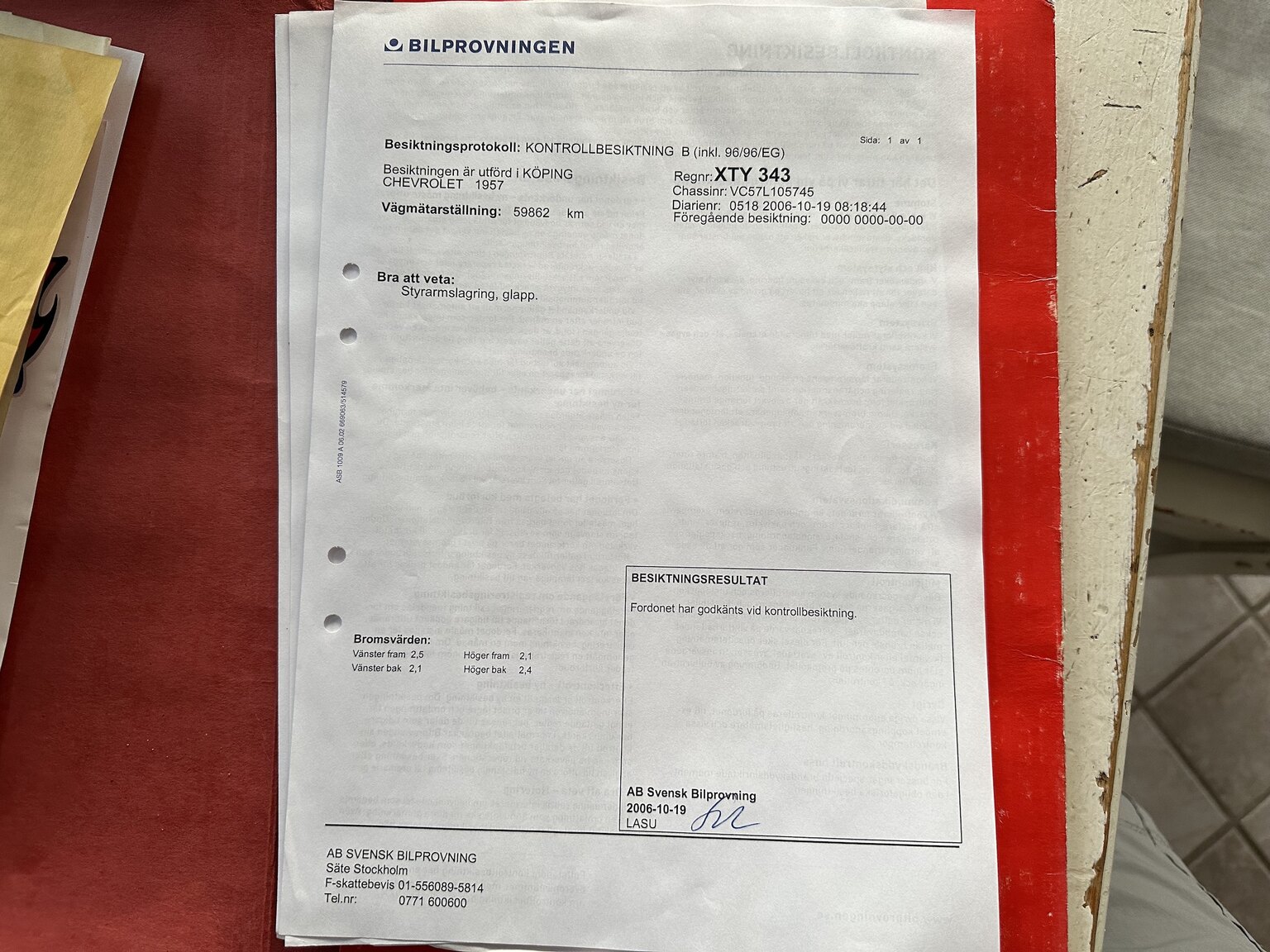 Documentation for 1957 Chevrolet Bel Air (14)