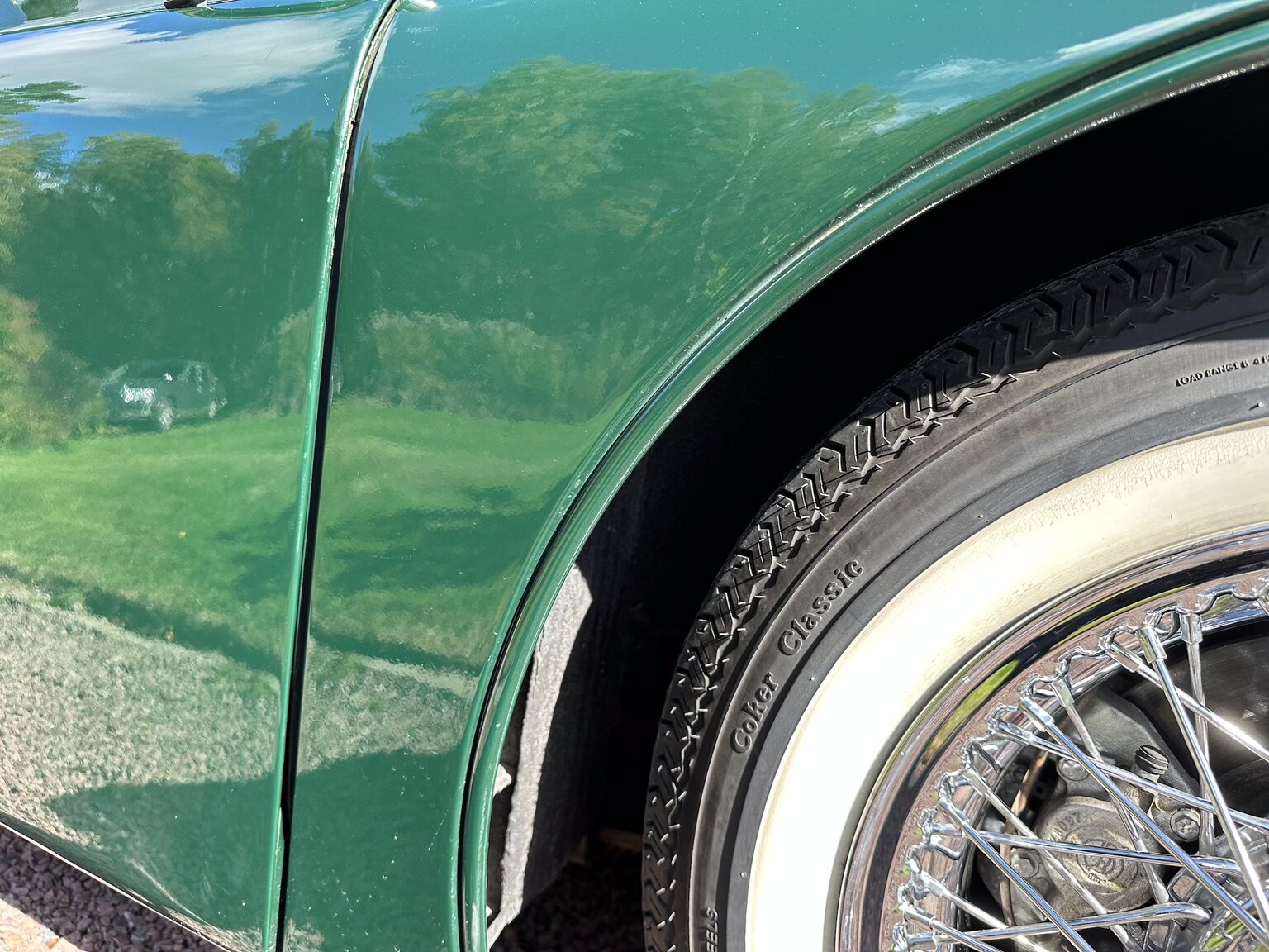 Exteriörbild på 1958 Jaguar XK150