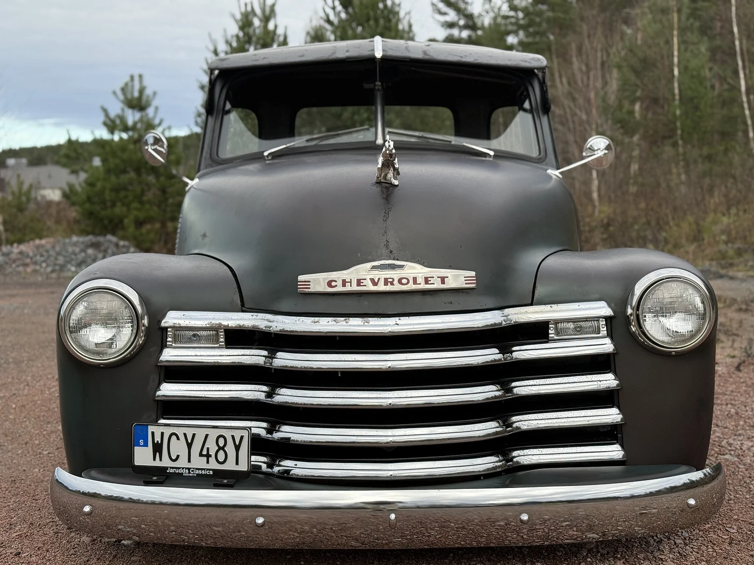 Exteriörbild på 1953 Chevrolet 3600 Custom by Järudds (42)