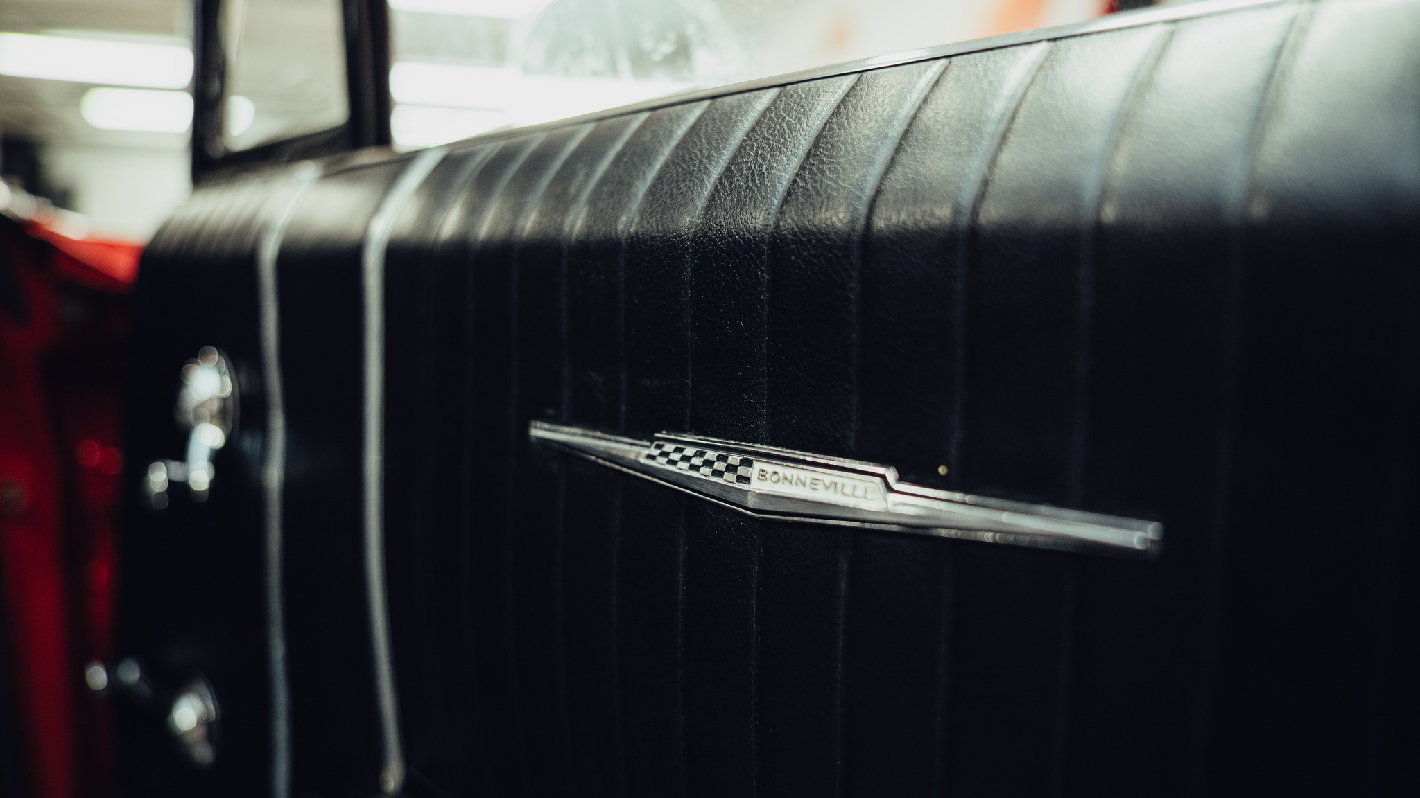 Interiörbild 1965 Pontiac Bonneville Cabriolet 6.4 V8