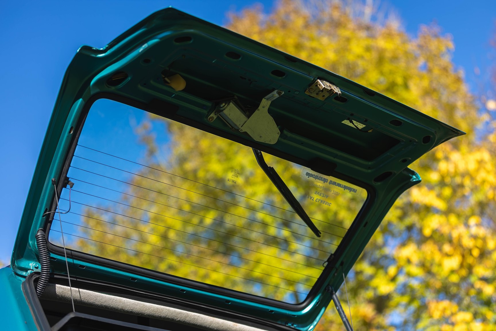 Interiörbild 1996 Fiat Panda CLX Selecta Tetto Apribile