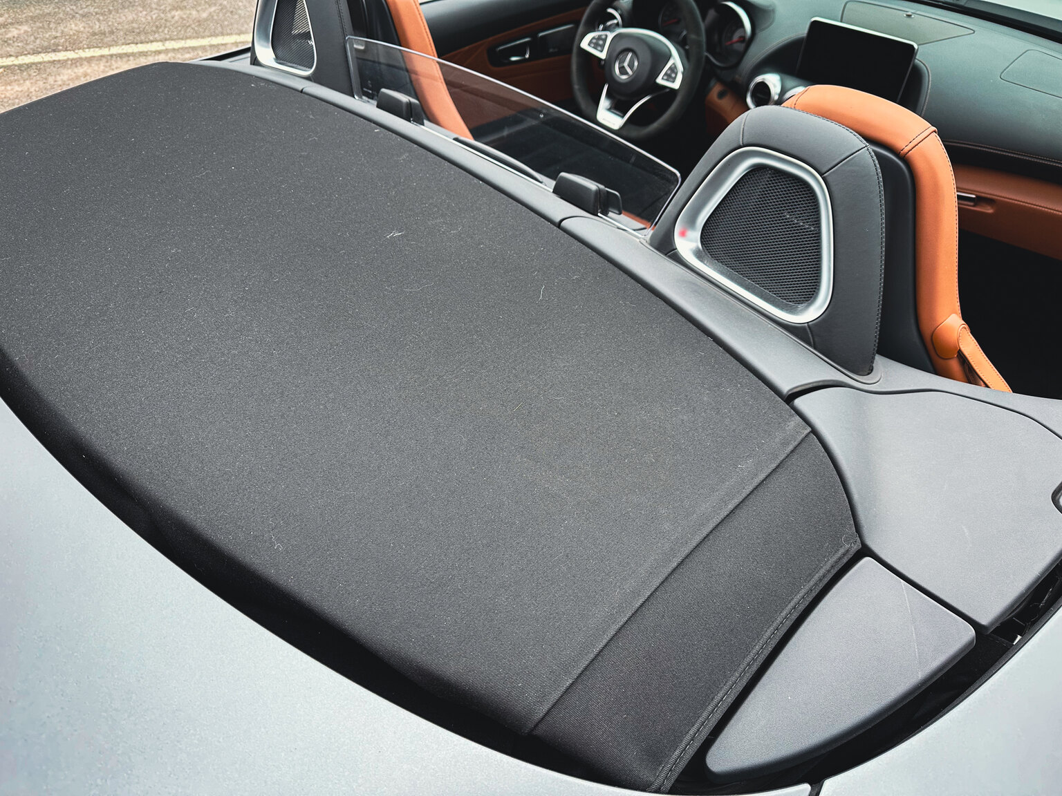 Exterior image of 2018 Mercedes Benz AMG GT C