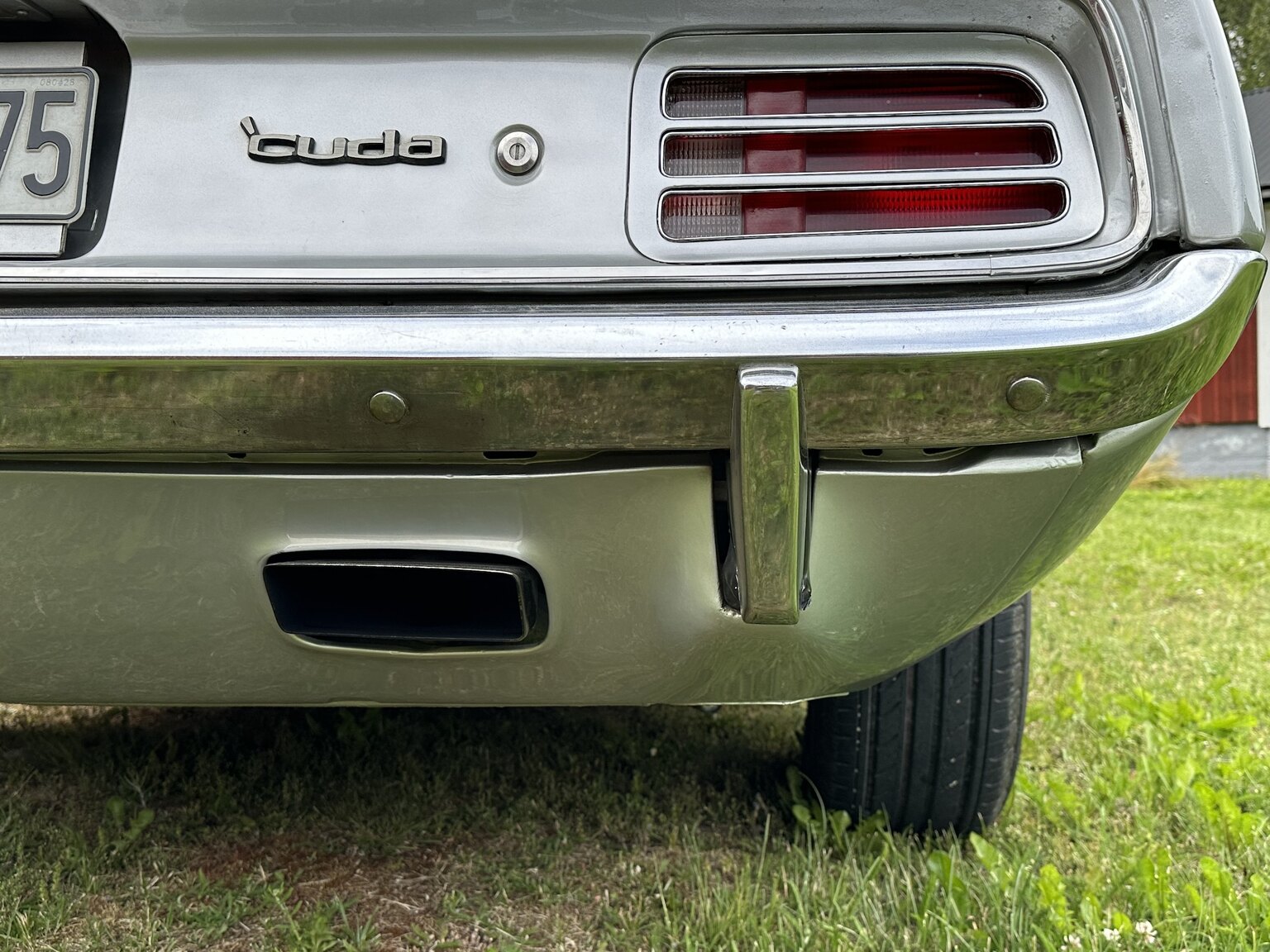 Exteriörbild på 1970 Plymouth Cuda 383