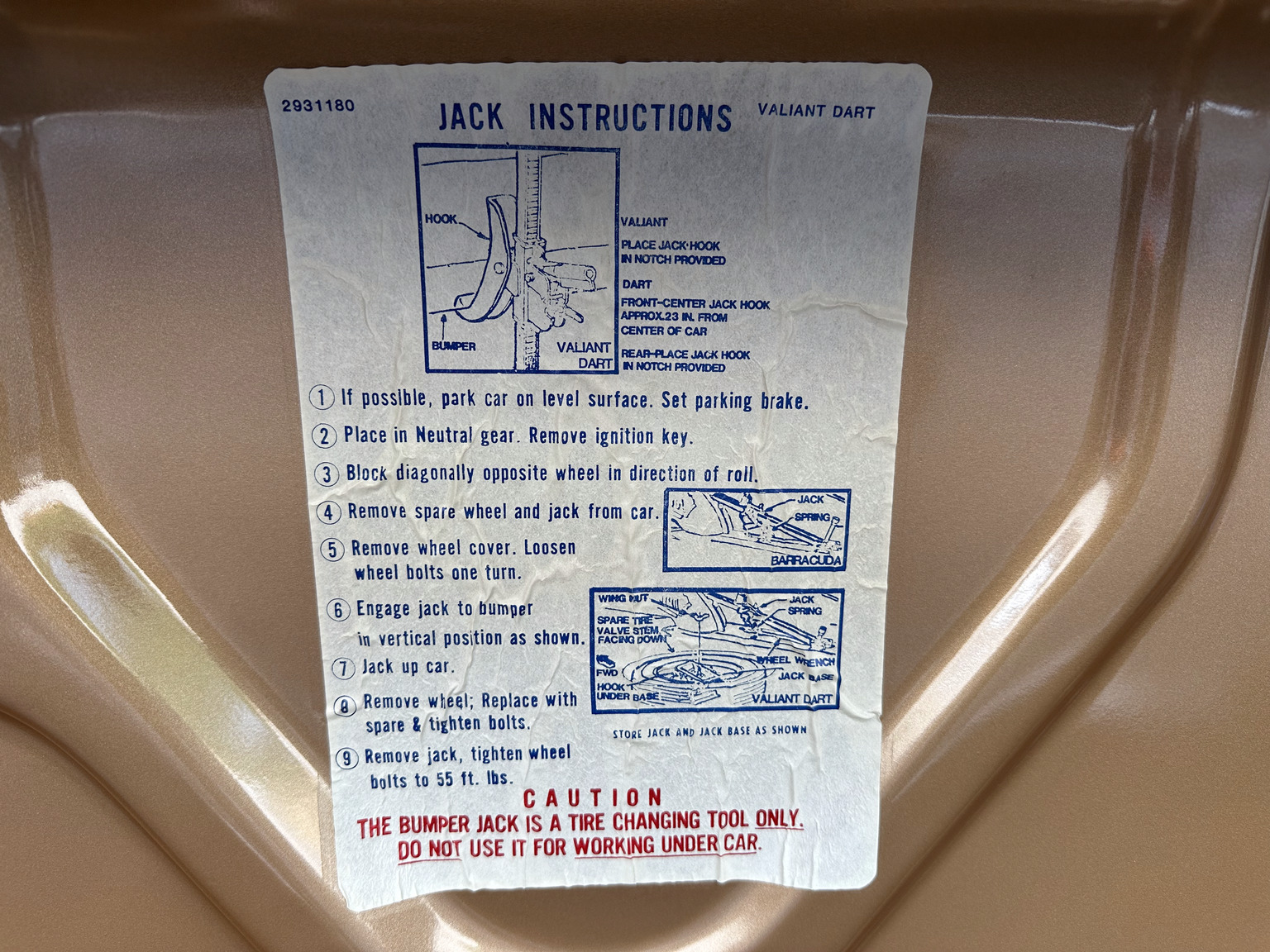 Dokumentation för 1969 Dodge Dart Swinger 340 (15)