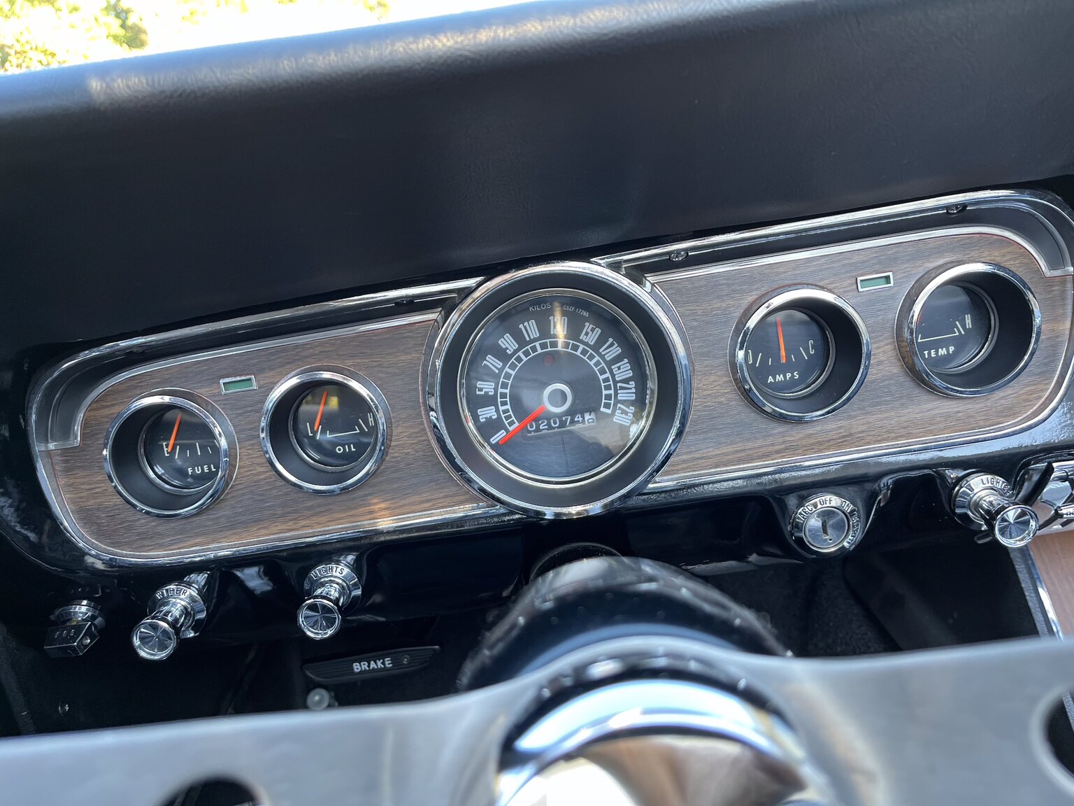 Innenraumfoto von 1966 Ford Mustang Cabriolet 289cui