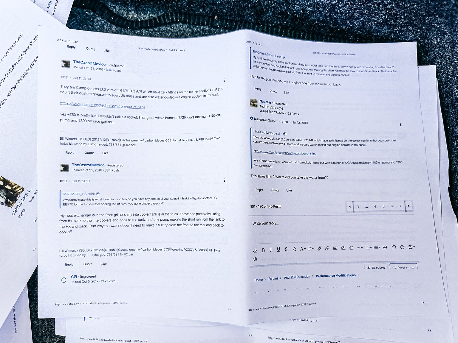Documentation for 2008 Audi R8 4.2 V8 Turbo Manuell