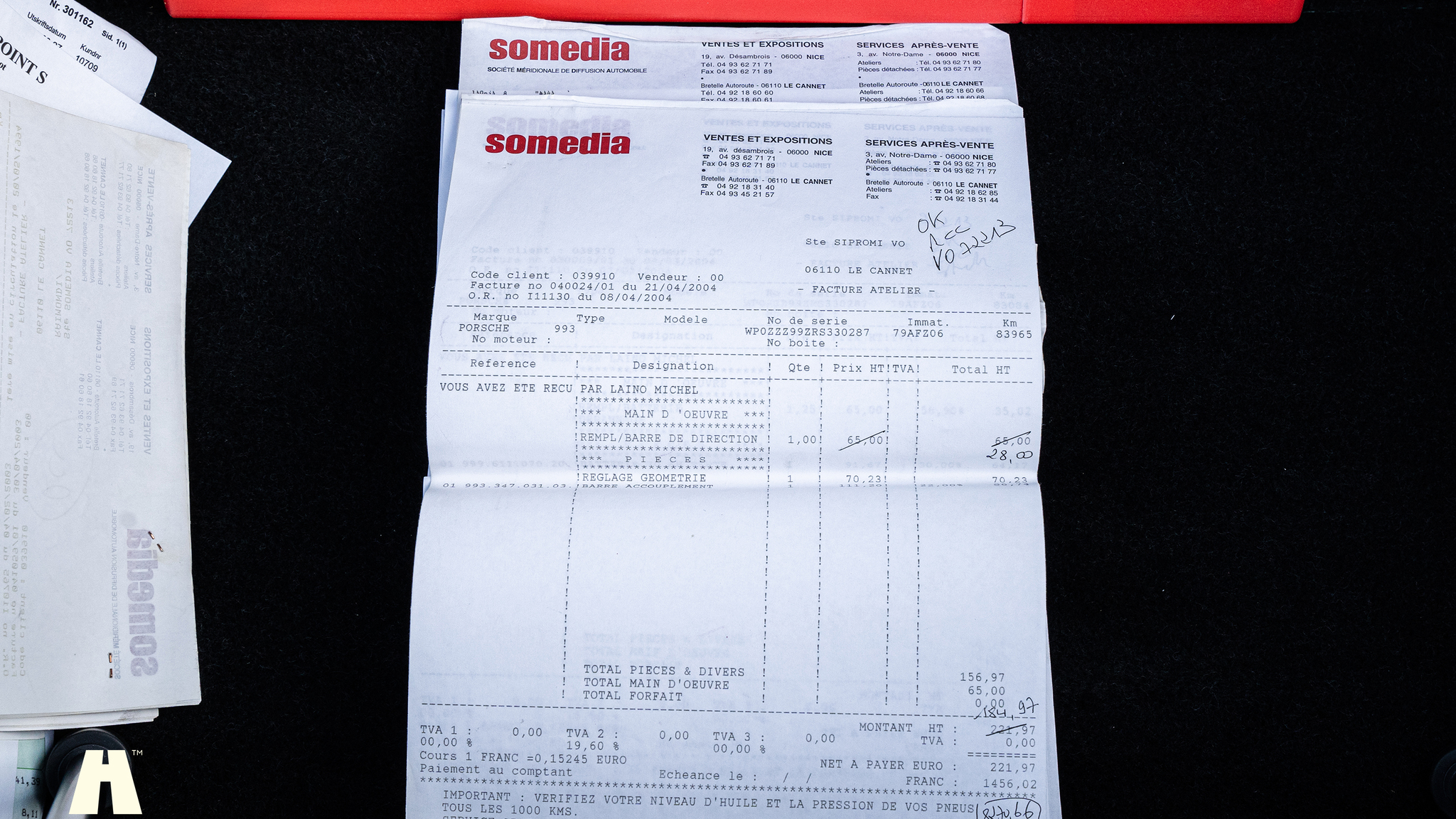 Dokumentation för 1994 Porsche 993 Cabriolet (36)