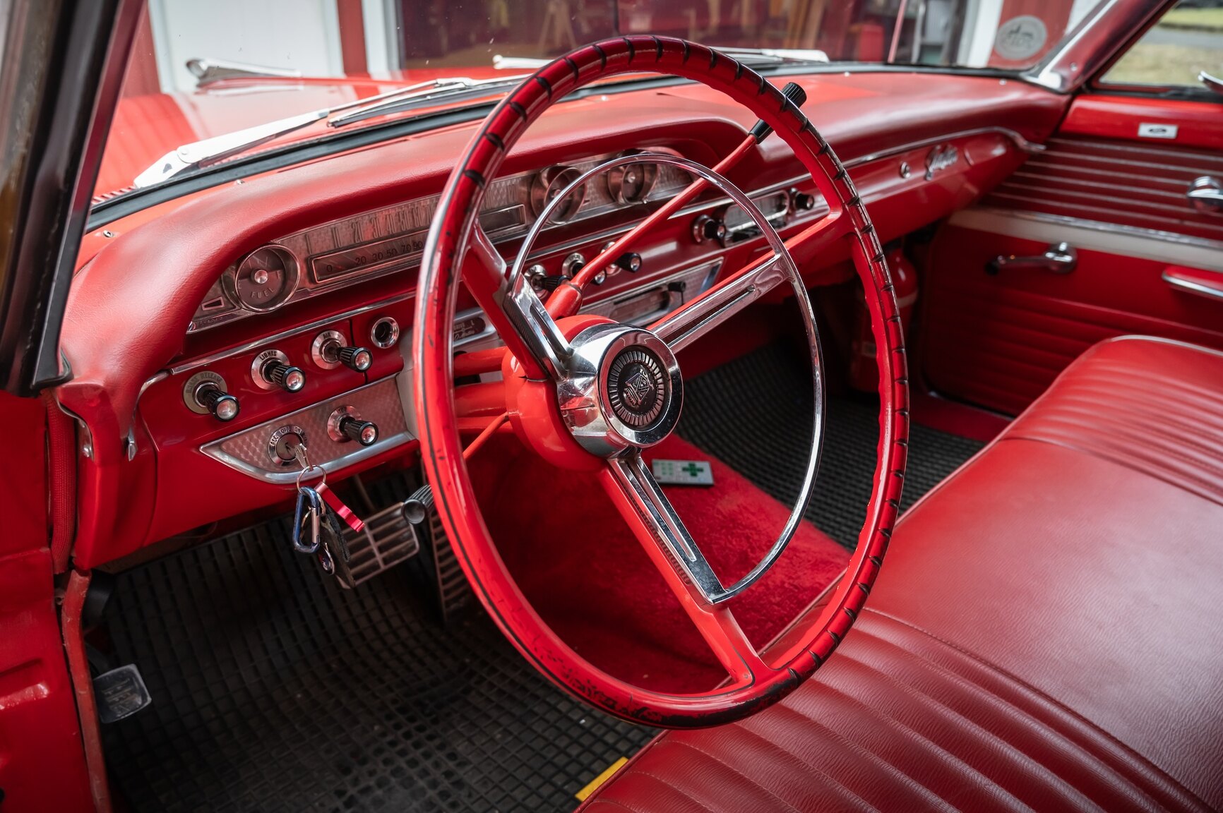 Interiörbild 1962 Ford Galaxie 500 Sunliner