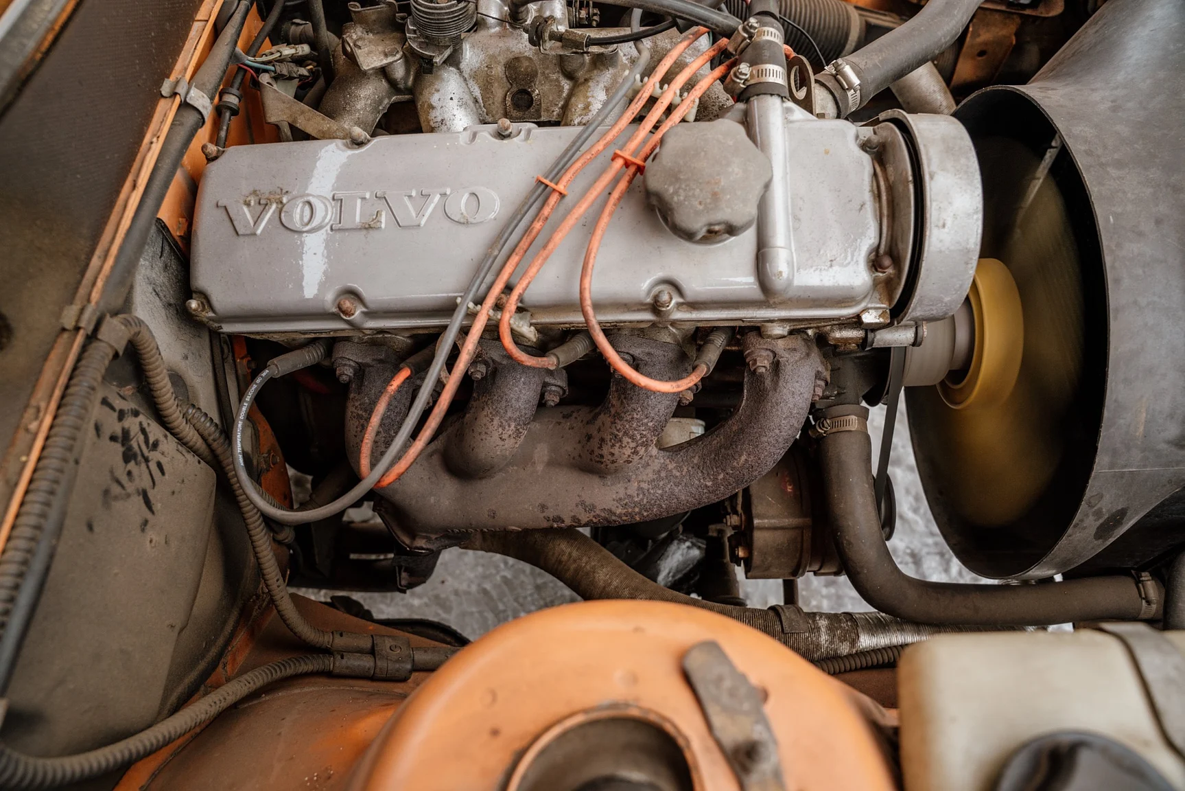 1975 Volvo 242 2-dörrars coupé (7), Mekanik