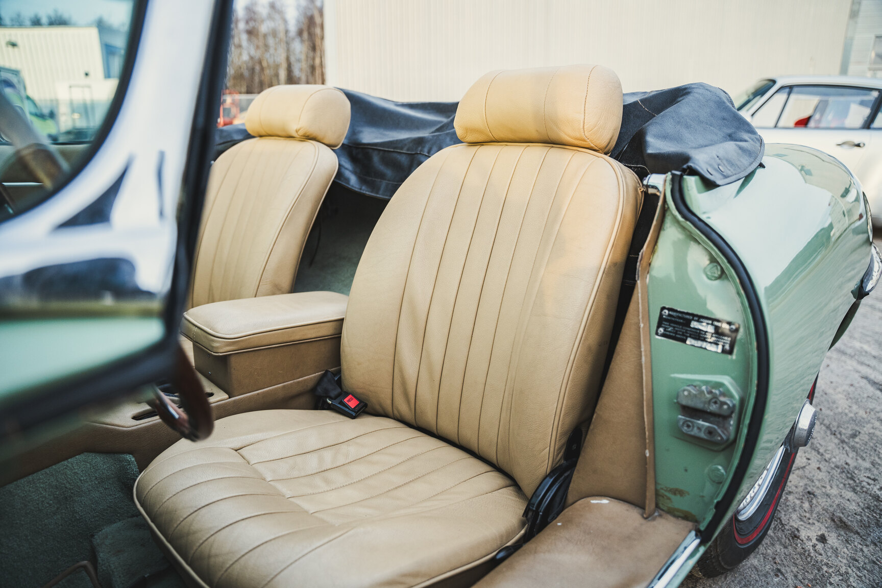 Interiörbild 1970 Jaguar E-Type Roadster