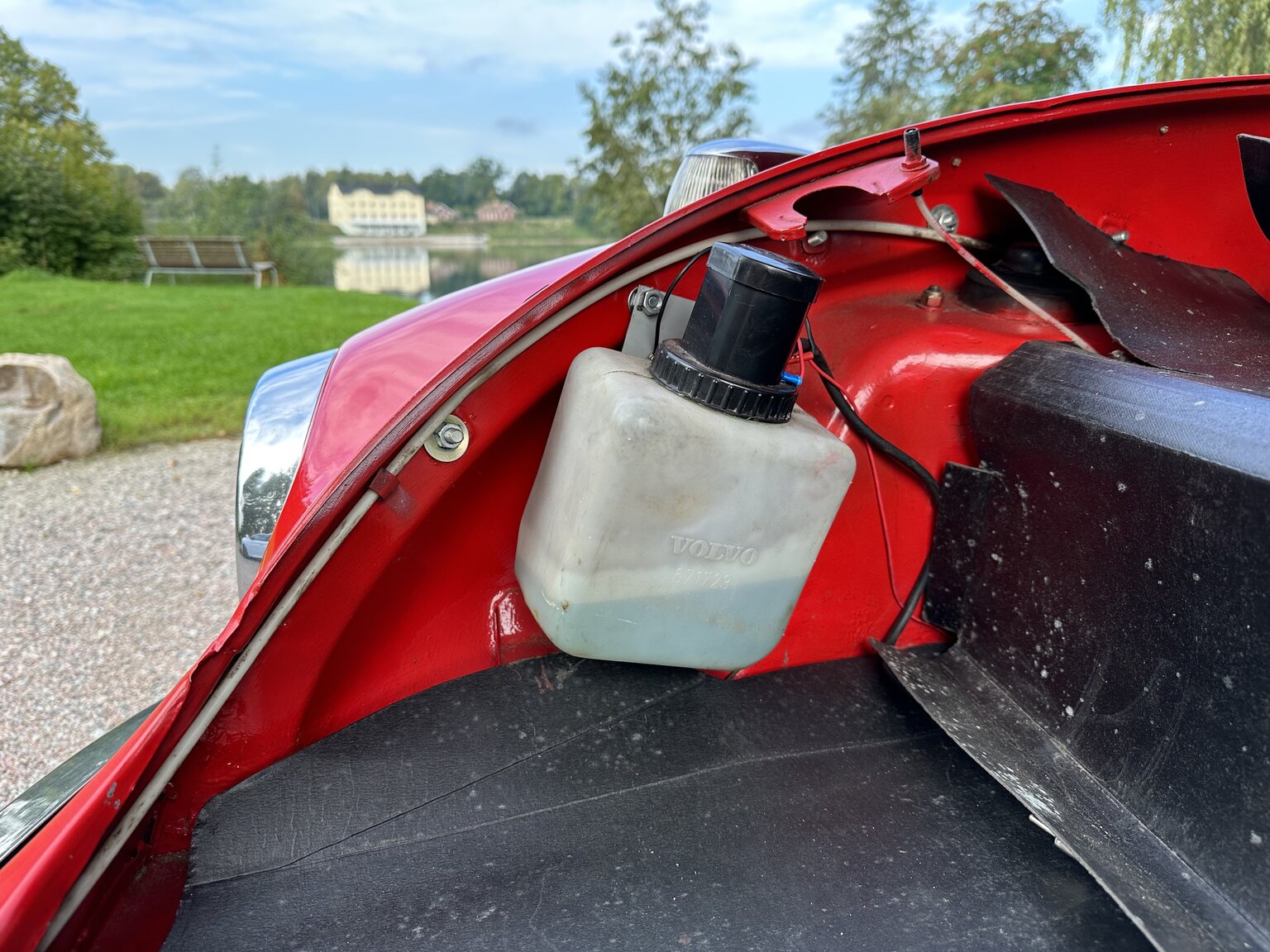 Interiörbild 1971 Volkswagen beetle 1302 cabriolet