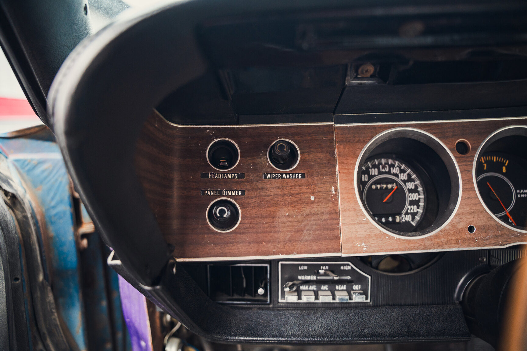 Innenraumfoto von 1970 Dodge Challenger - Ett sista race
