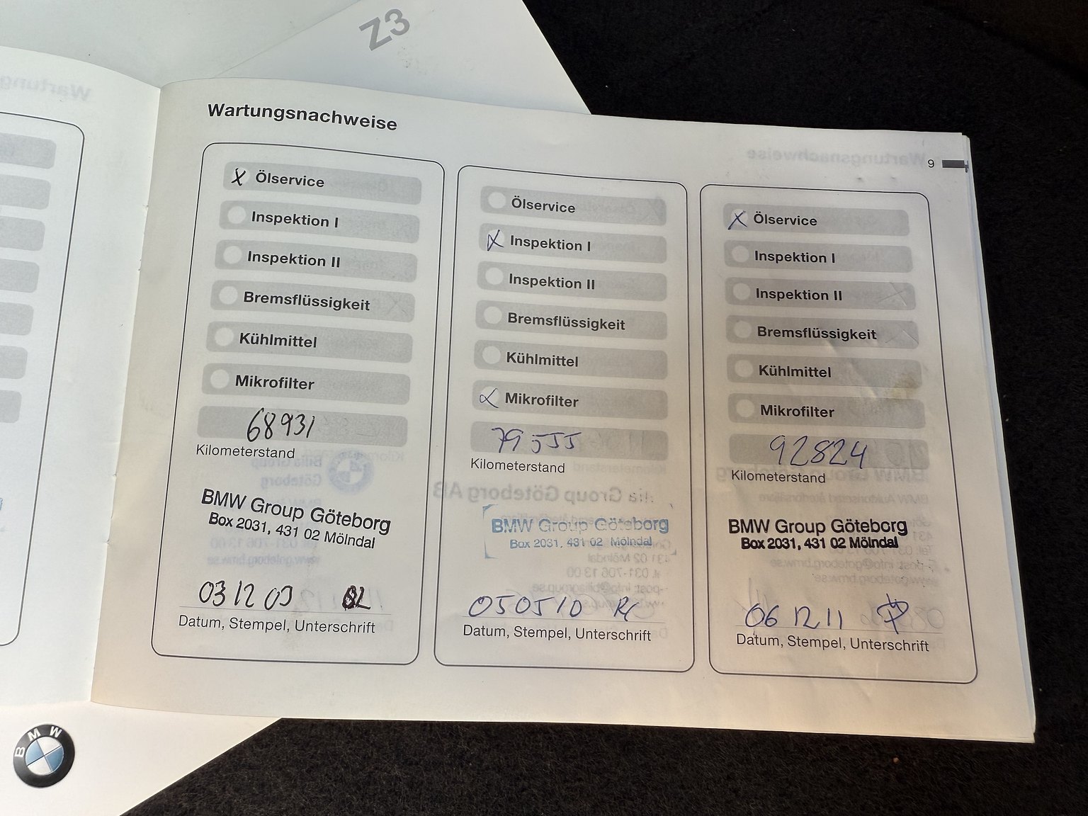 Documentation for 1999 BMW Z3 M Coupé (6)