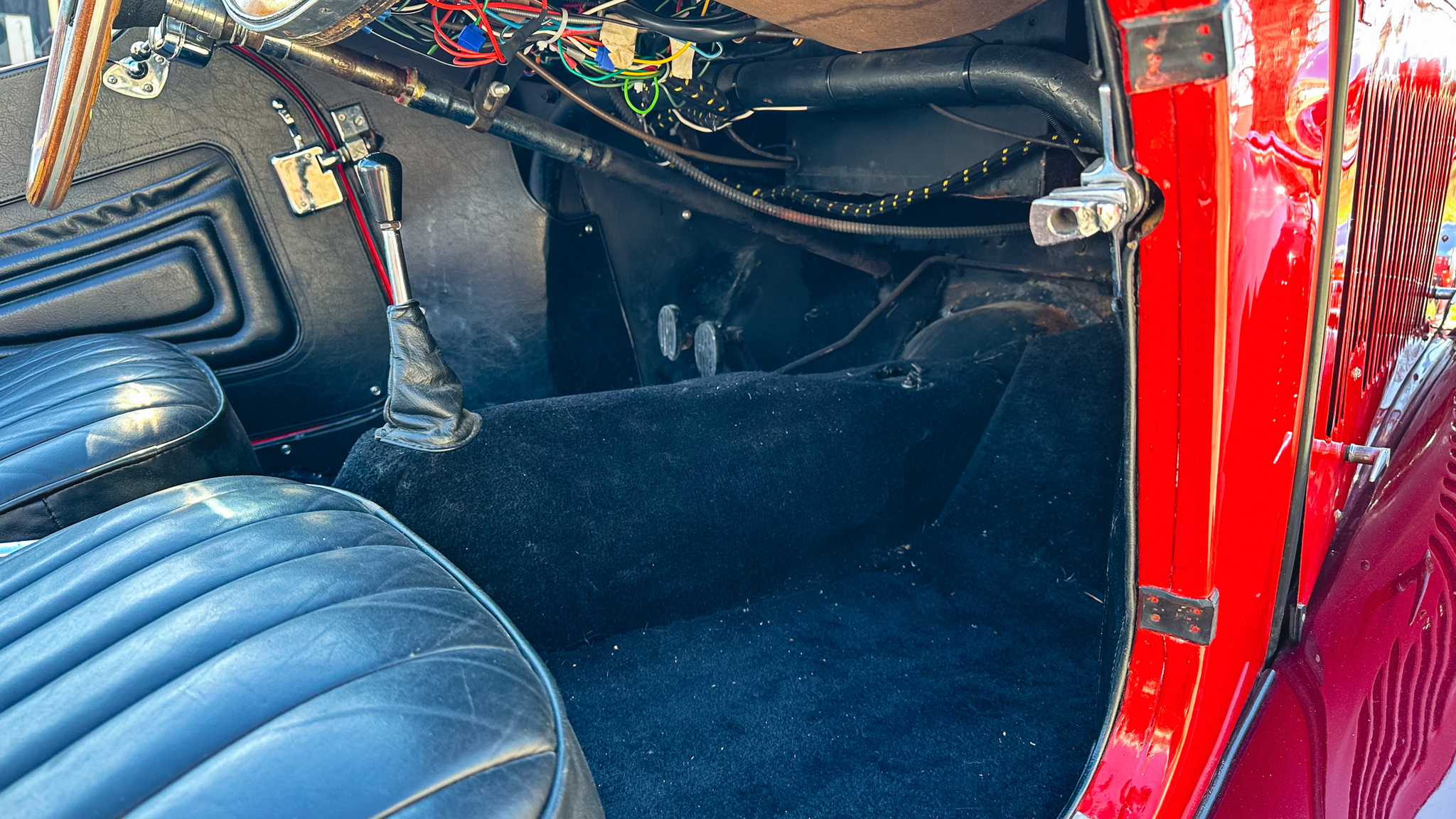 Innenraumfoto von 1951 MG TD MIDGET