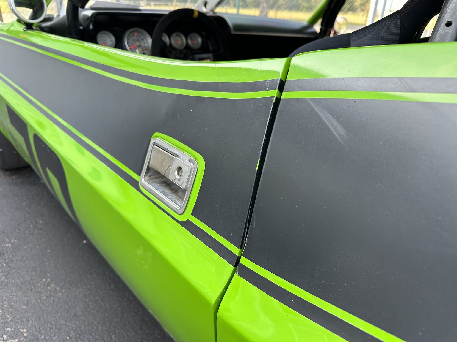 Exteriörbild på 1970 Dodge Challenger Race Car