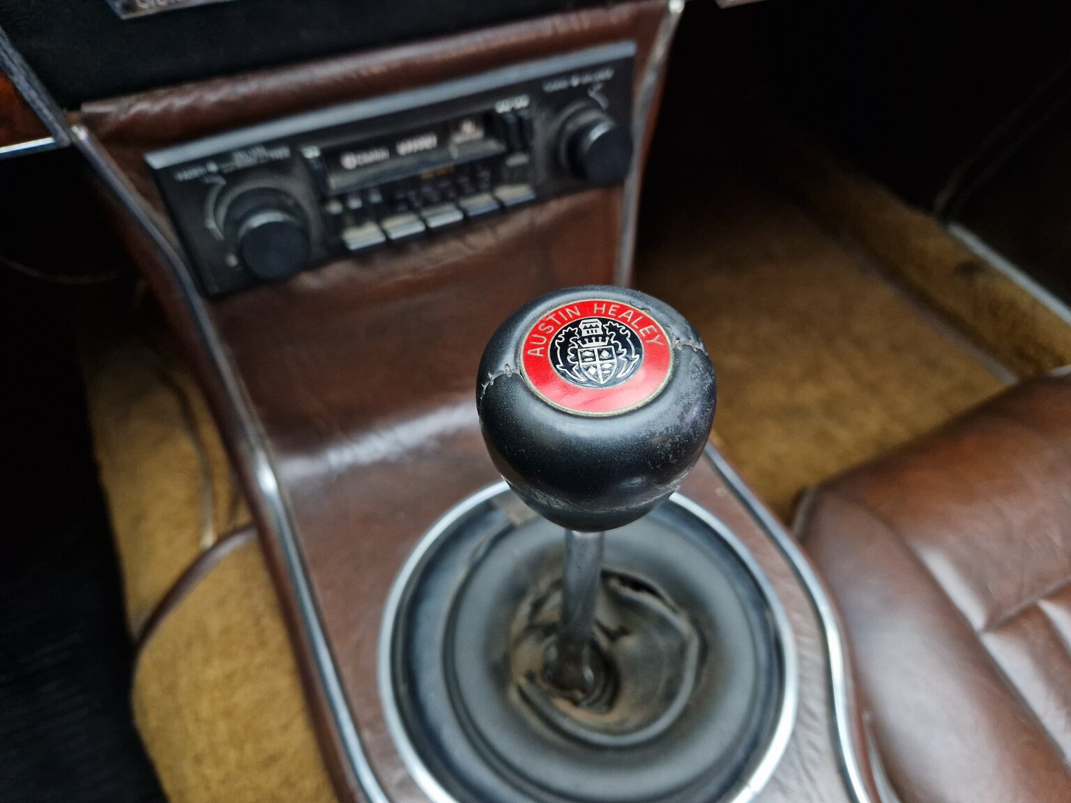 Interiörbild Austin Healey