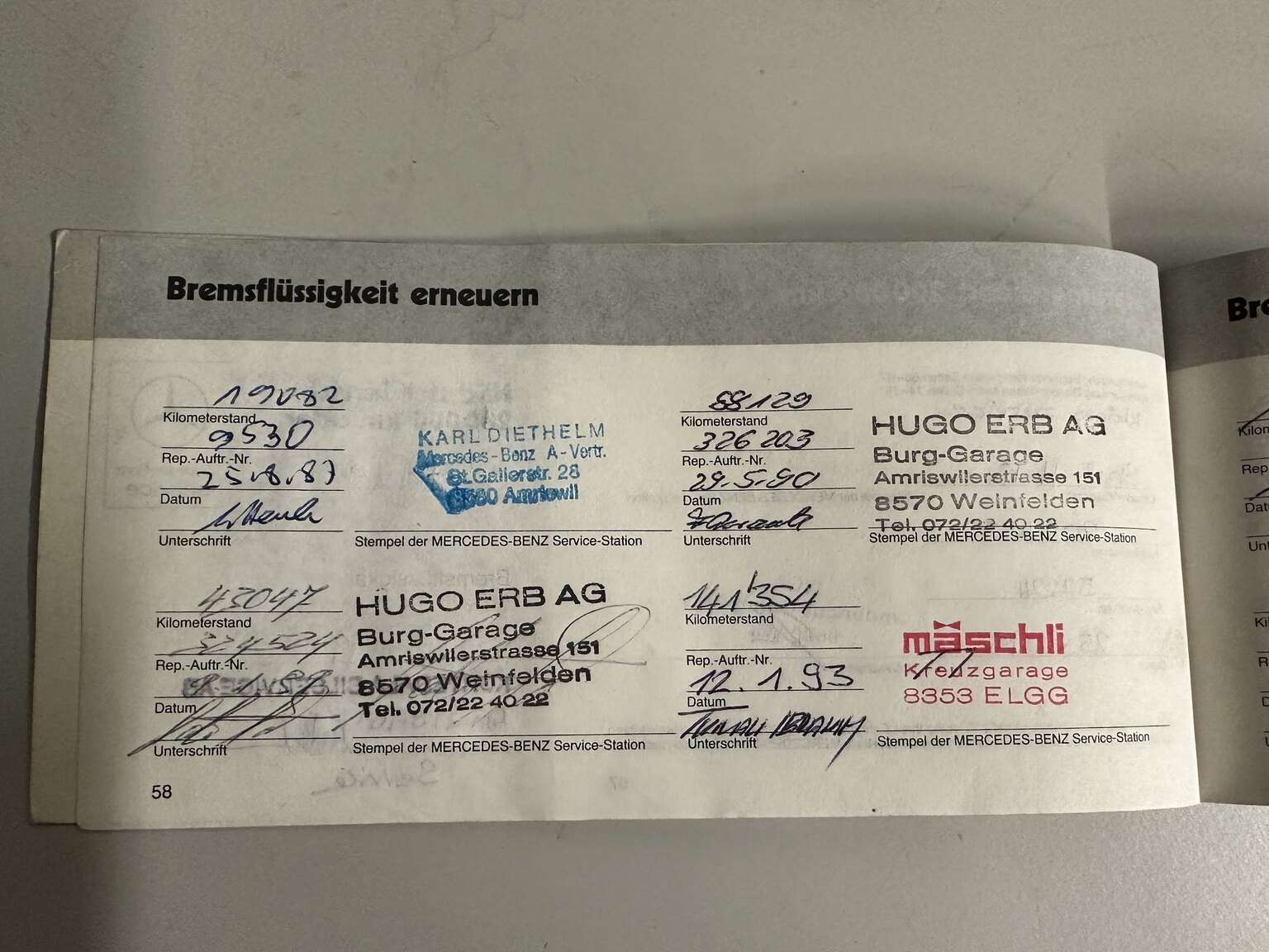 Dokumentation, 1986 Mercedes-Benz 500 SEC (23)