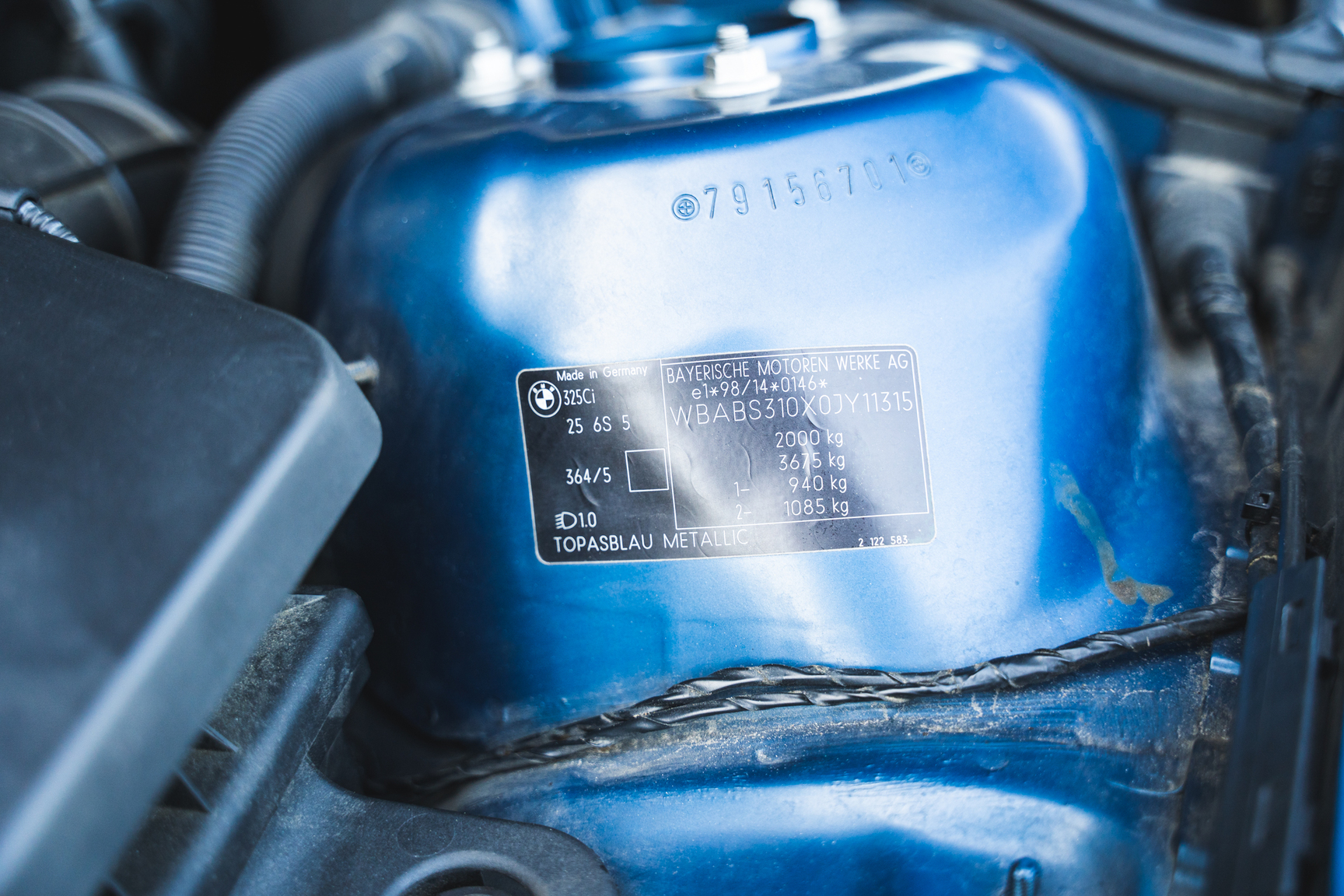 2001 BMW E46 325 Cabriolet (22), Mekanik