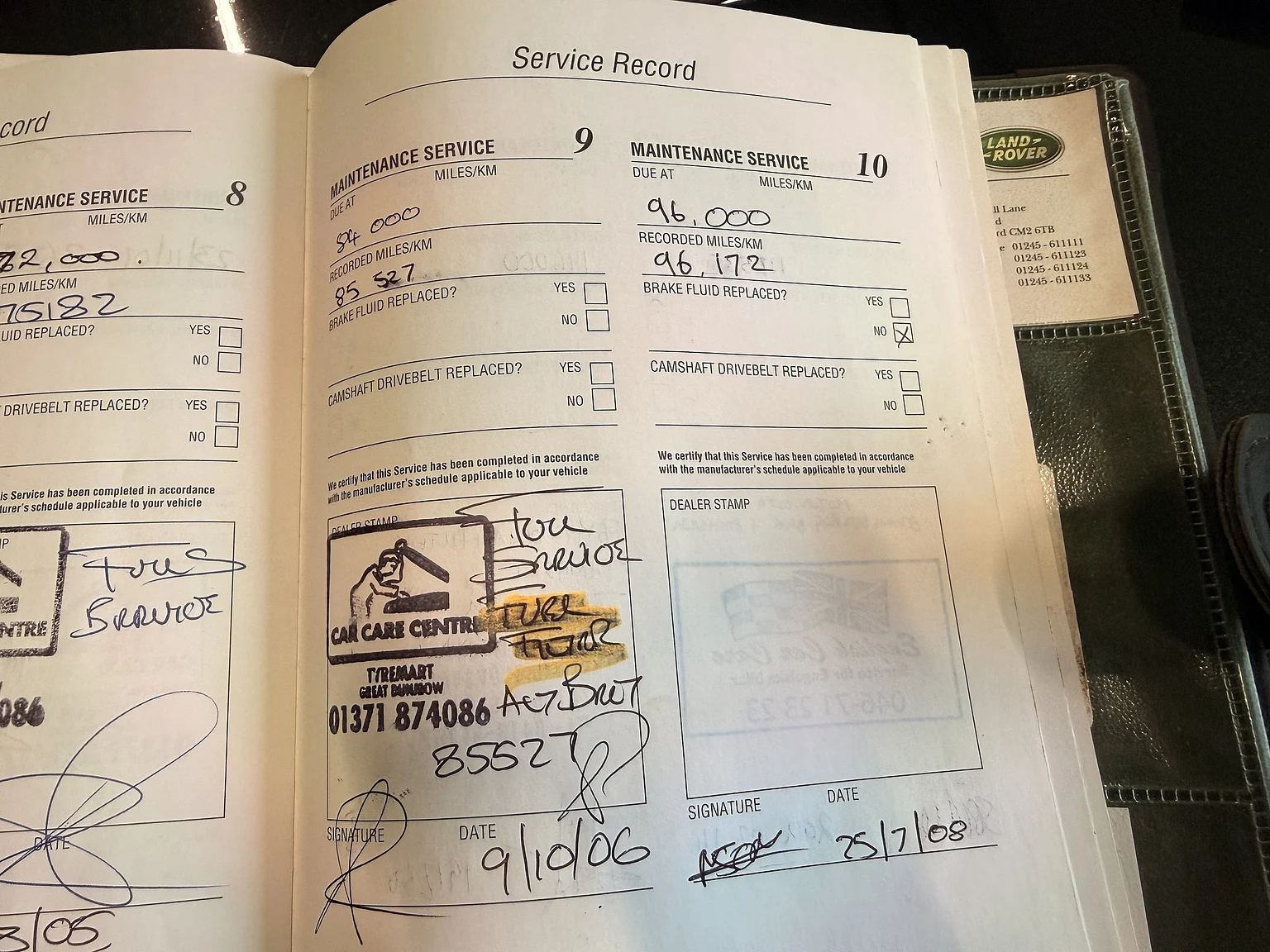 Documentation for 1998 Land Rover Range Rover P38 (8)