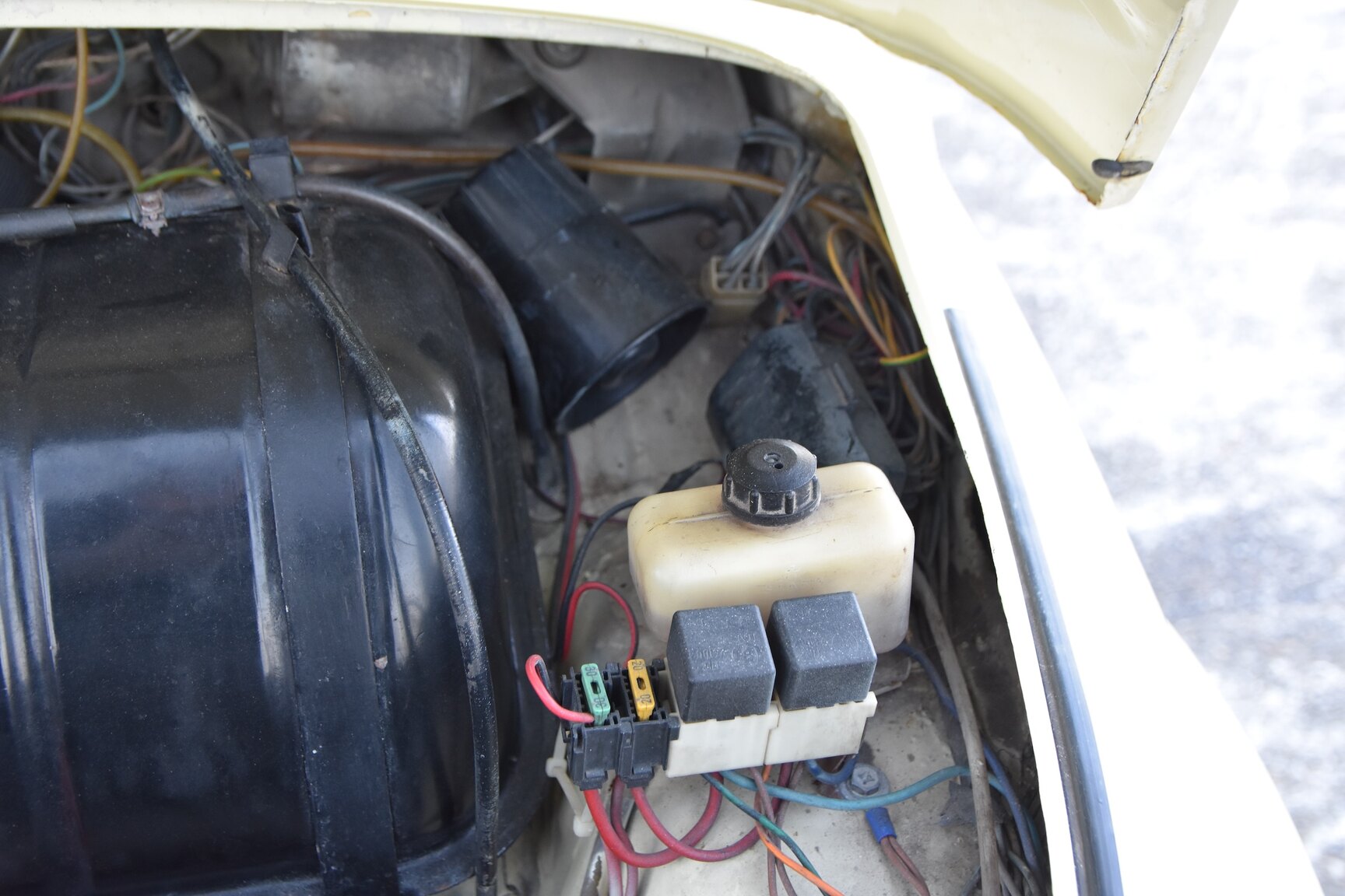 Interiörbild 1968 Fiat 500
