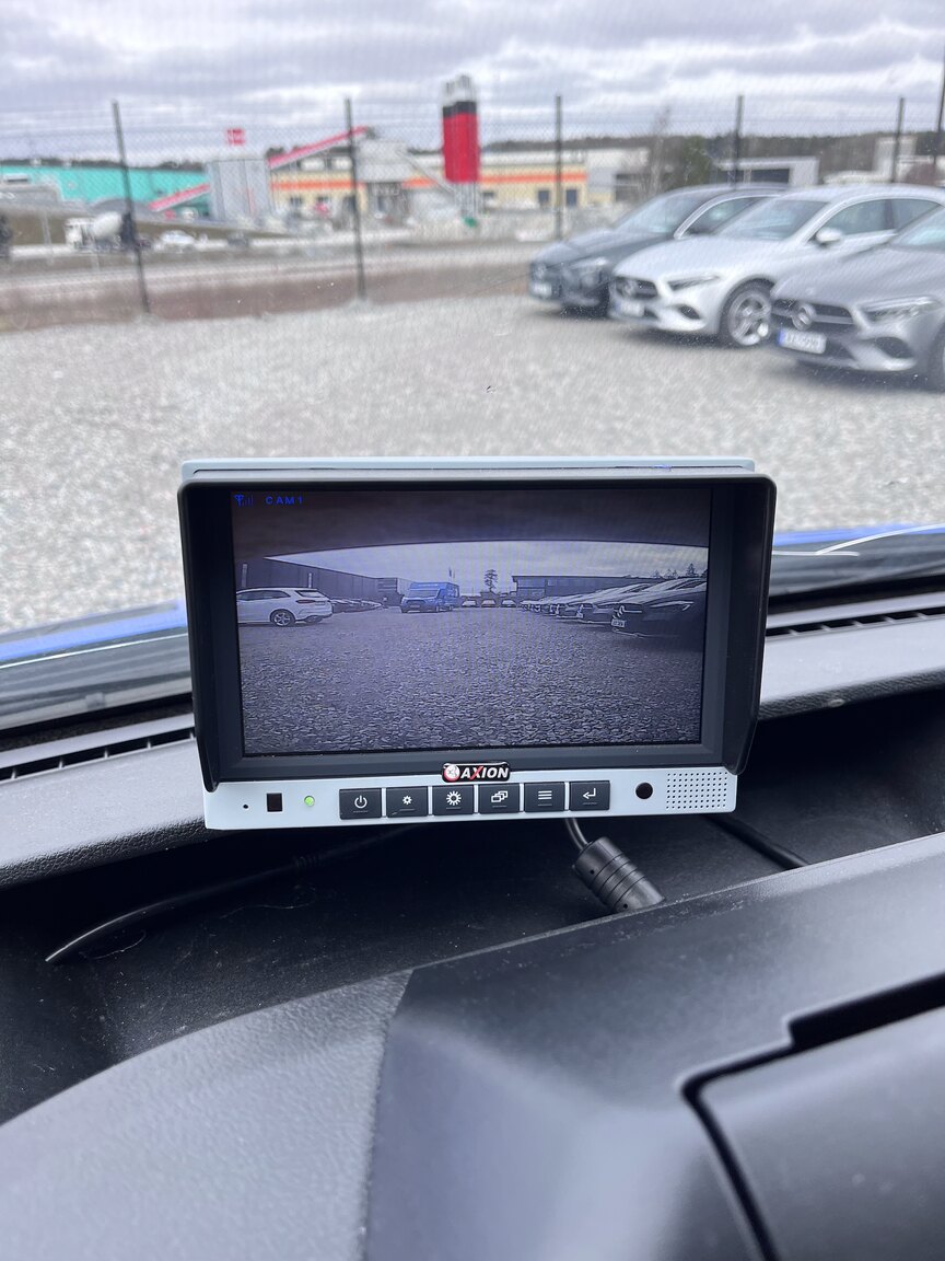 Interiörbild 2022 Ford Transit fordonstransport