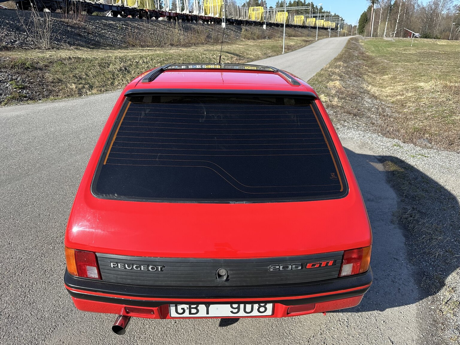 Exterior image of 1989 Peugeot 205 GTI