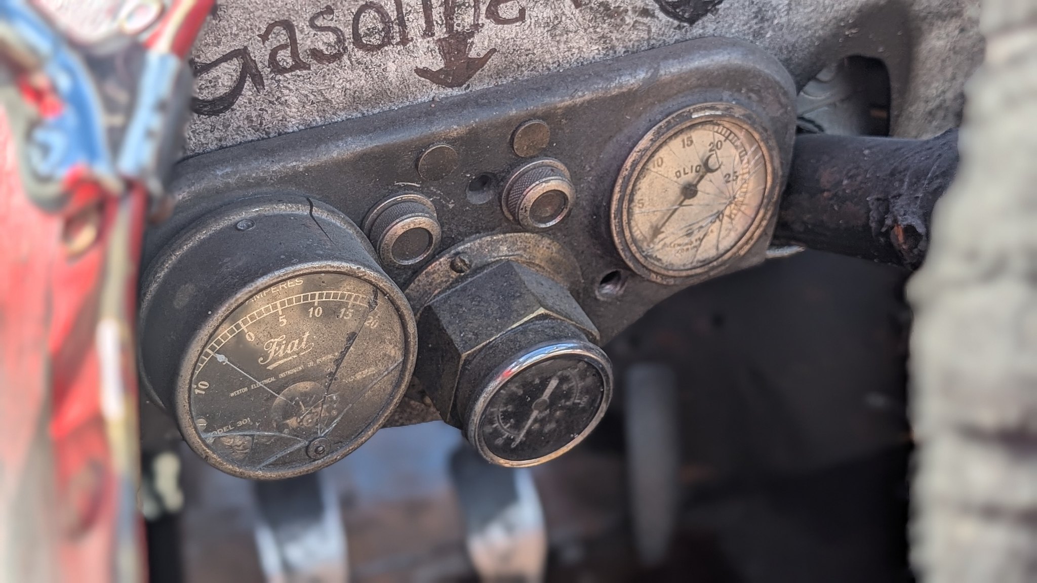 Interior image of 1929 FIAT 321C (521c) "Flying Fiona"