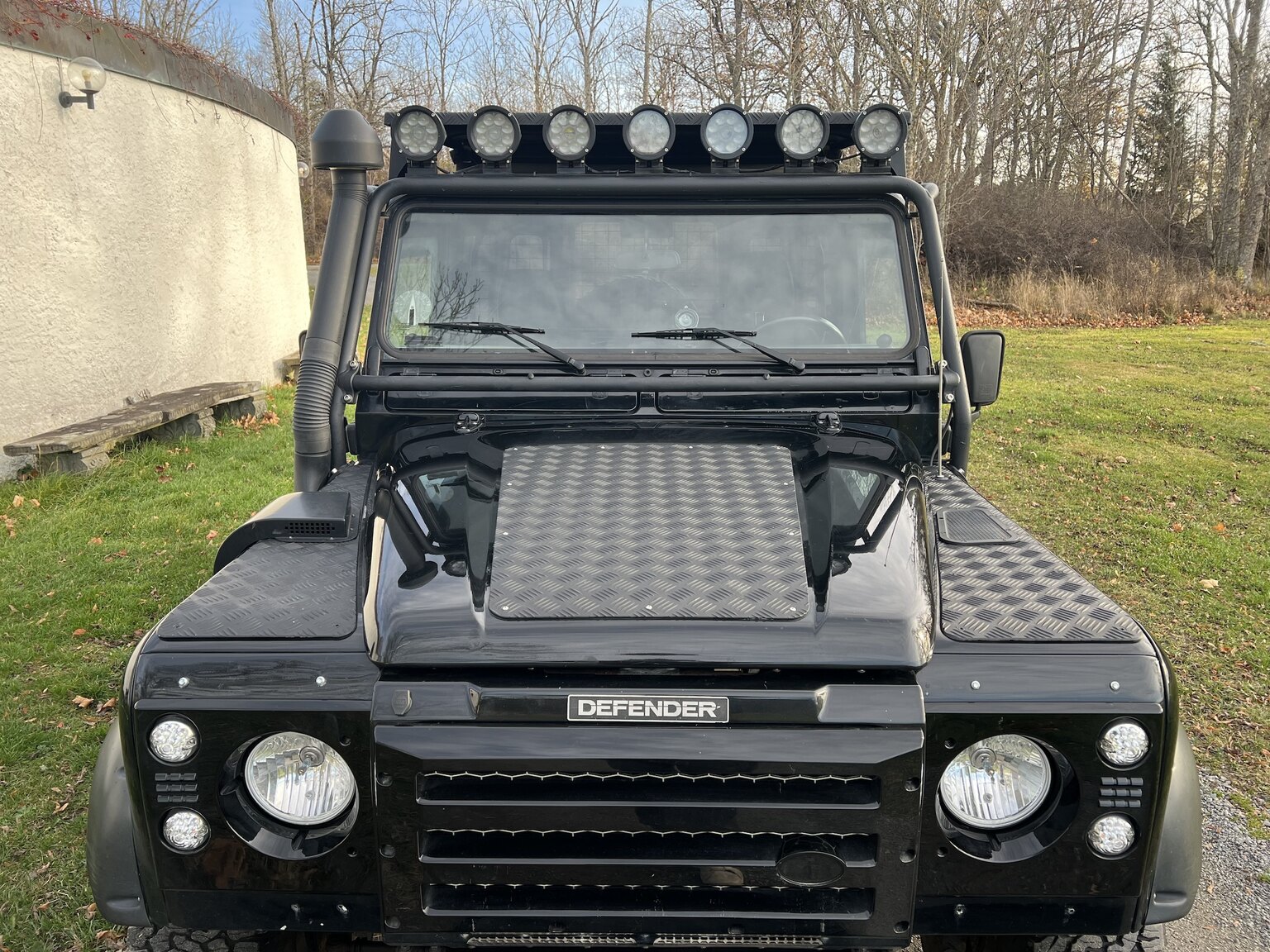 Exteriörbild på 2002 Land Rover Defender 90 2.5 Td5