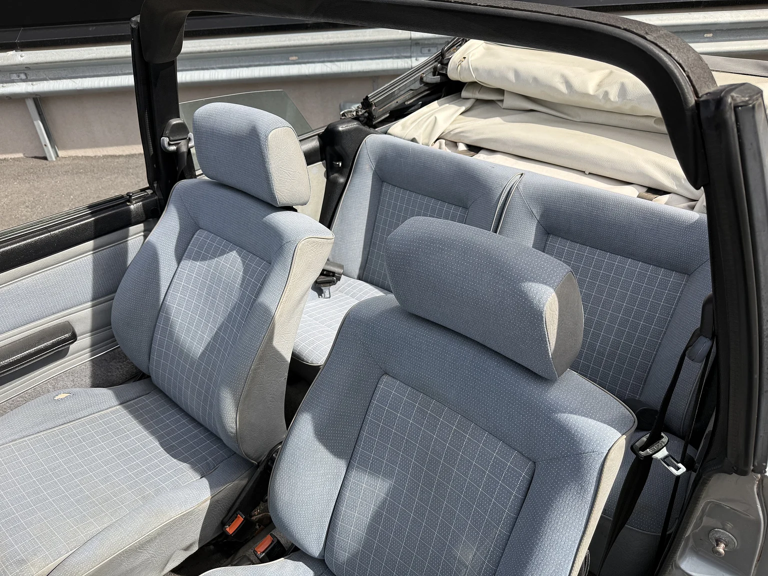 Interiörbild 1987 VW Golf Cabriolet (6)