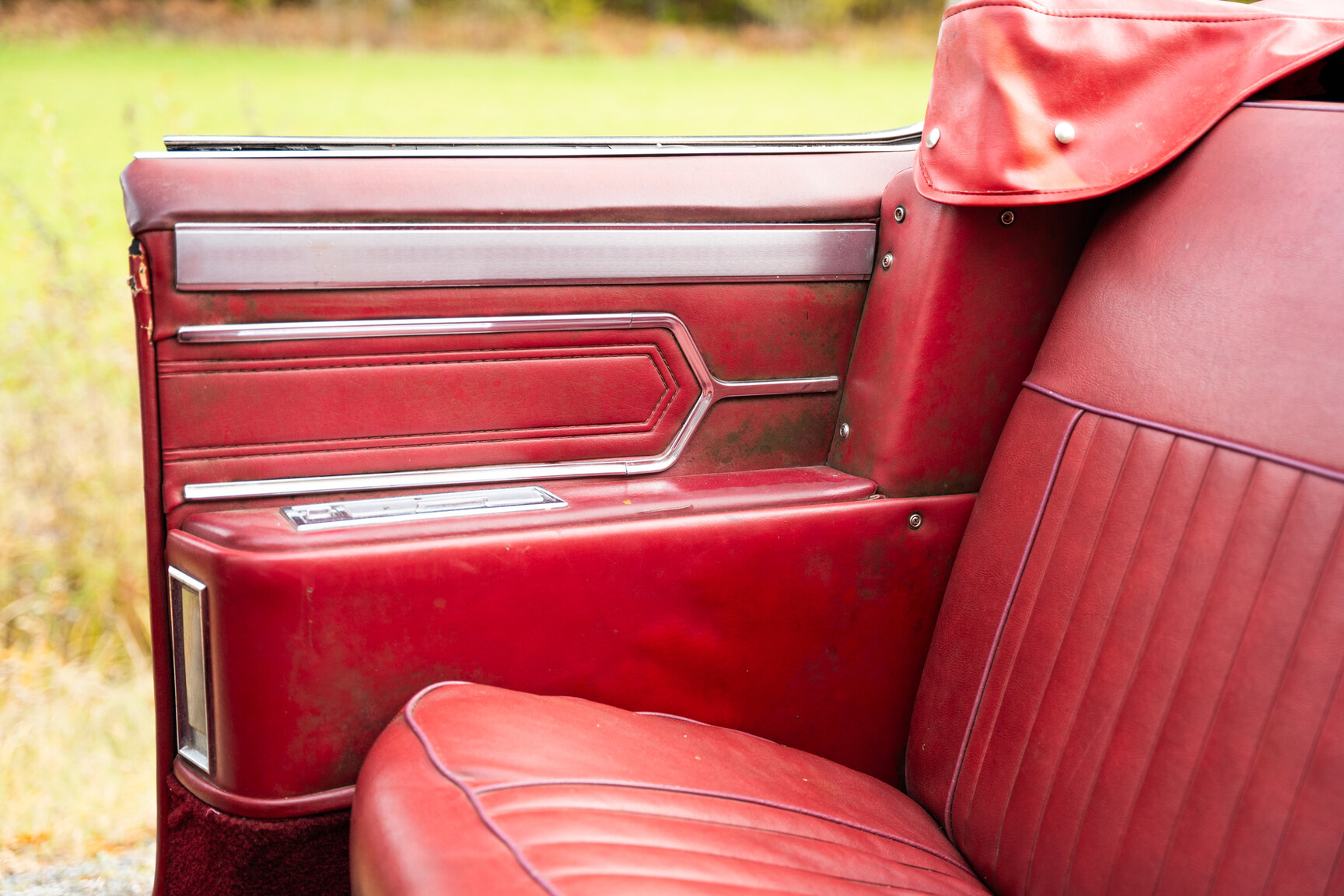 Interiörbild 1965 Cadillac De Ville convertible
