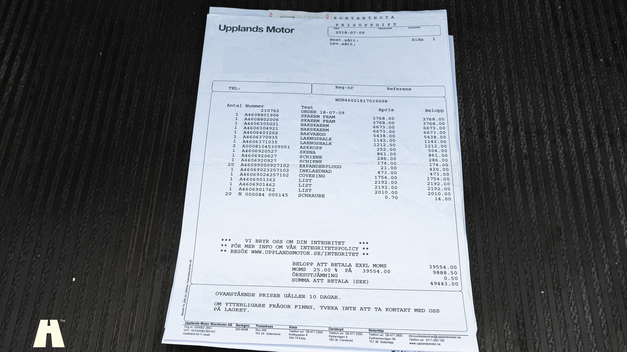 Dokumentation, 1985 Mercedes 230GE Cabrio