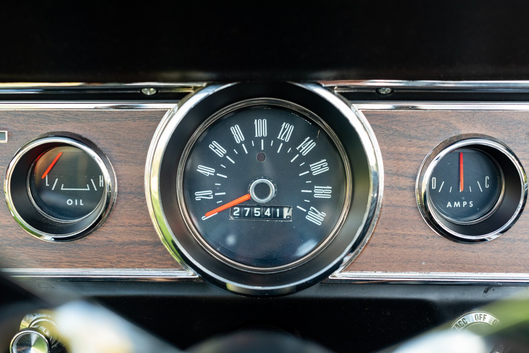 Interiörbild 1966 Ford Mustang Convertible