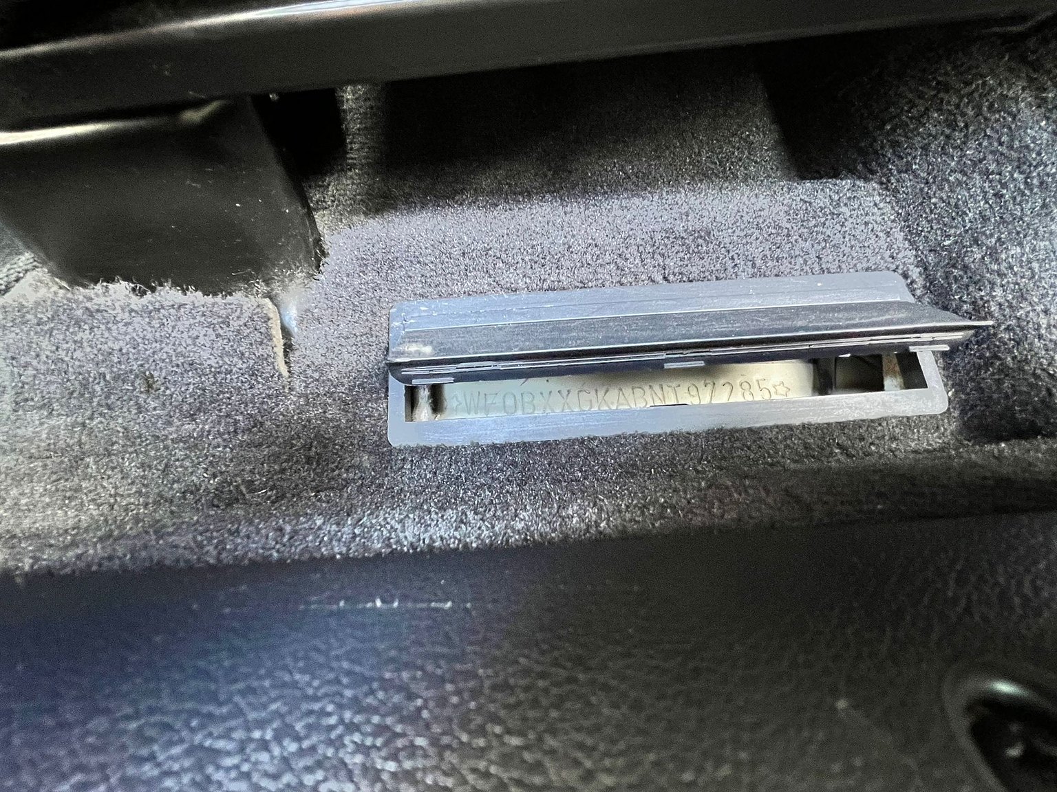 Interiörbild 1993 Ford Escort RS Cosworth "Big Turbo"