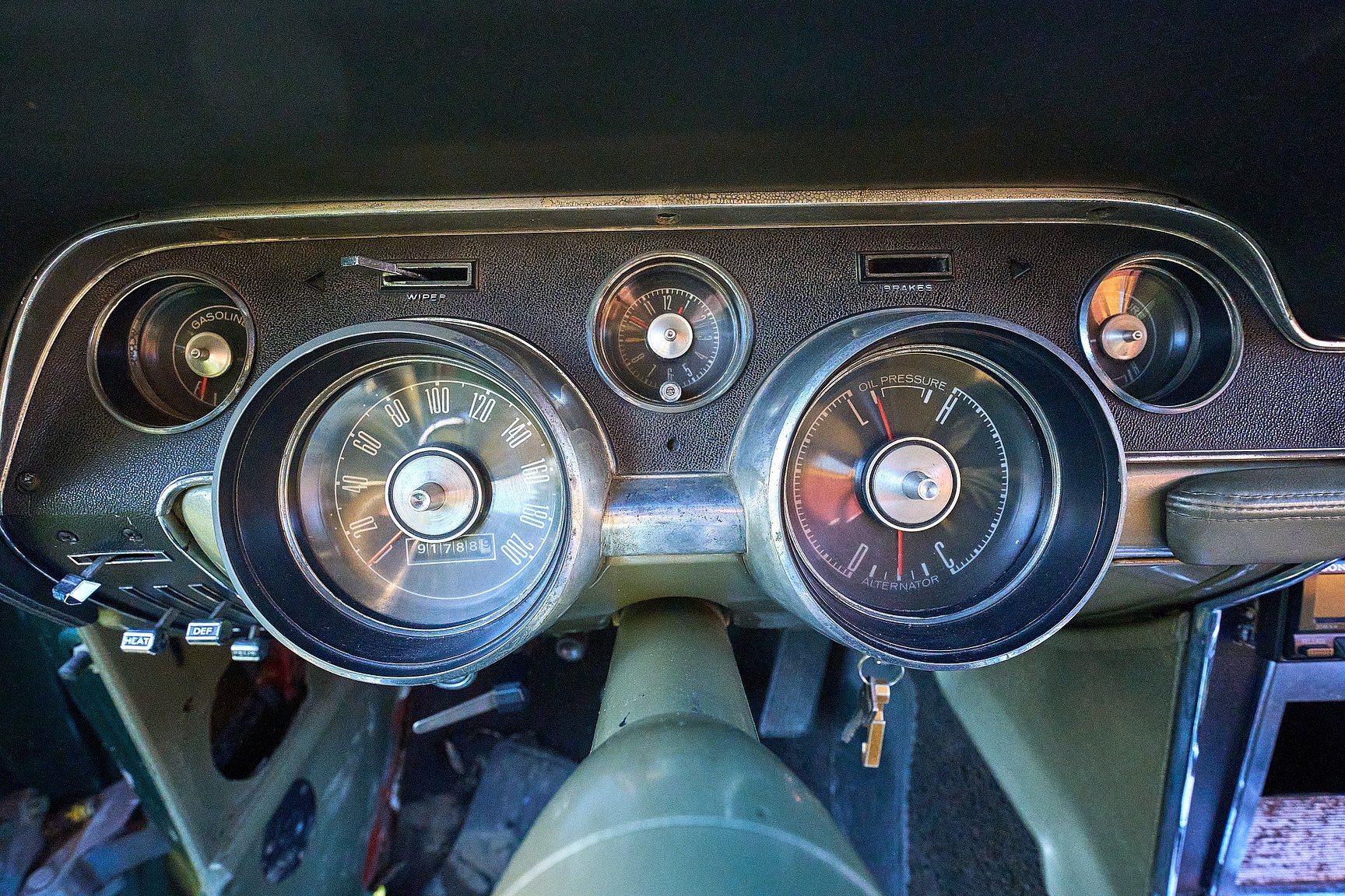 Interiörbild 1967 Ford Mustang Hardtop