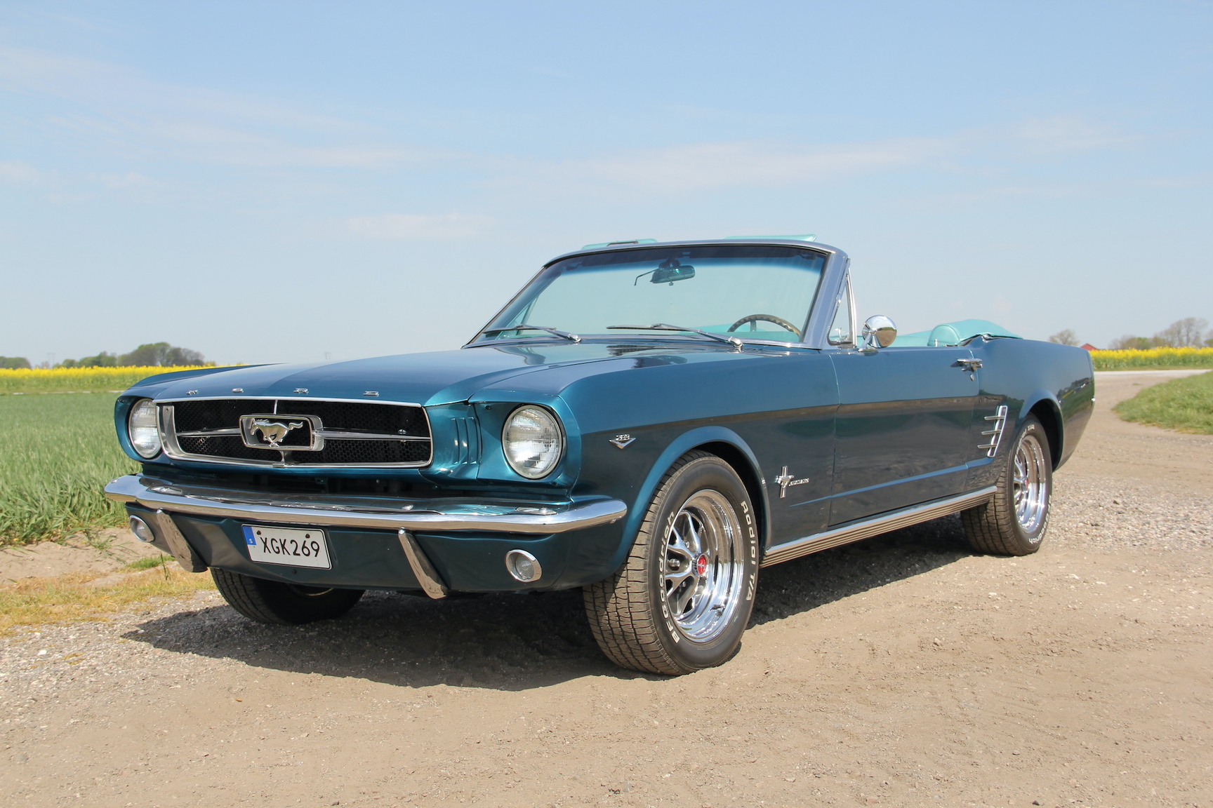 Exteriörbild på 1966 Ford Mustang 289 Cabriolet