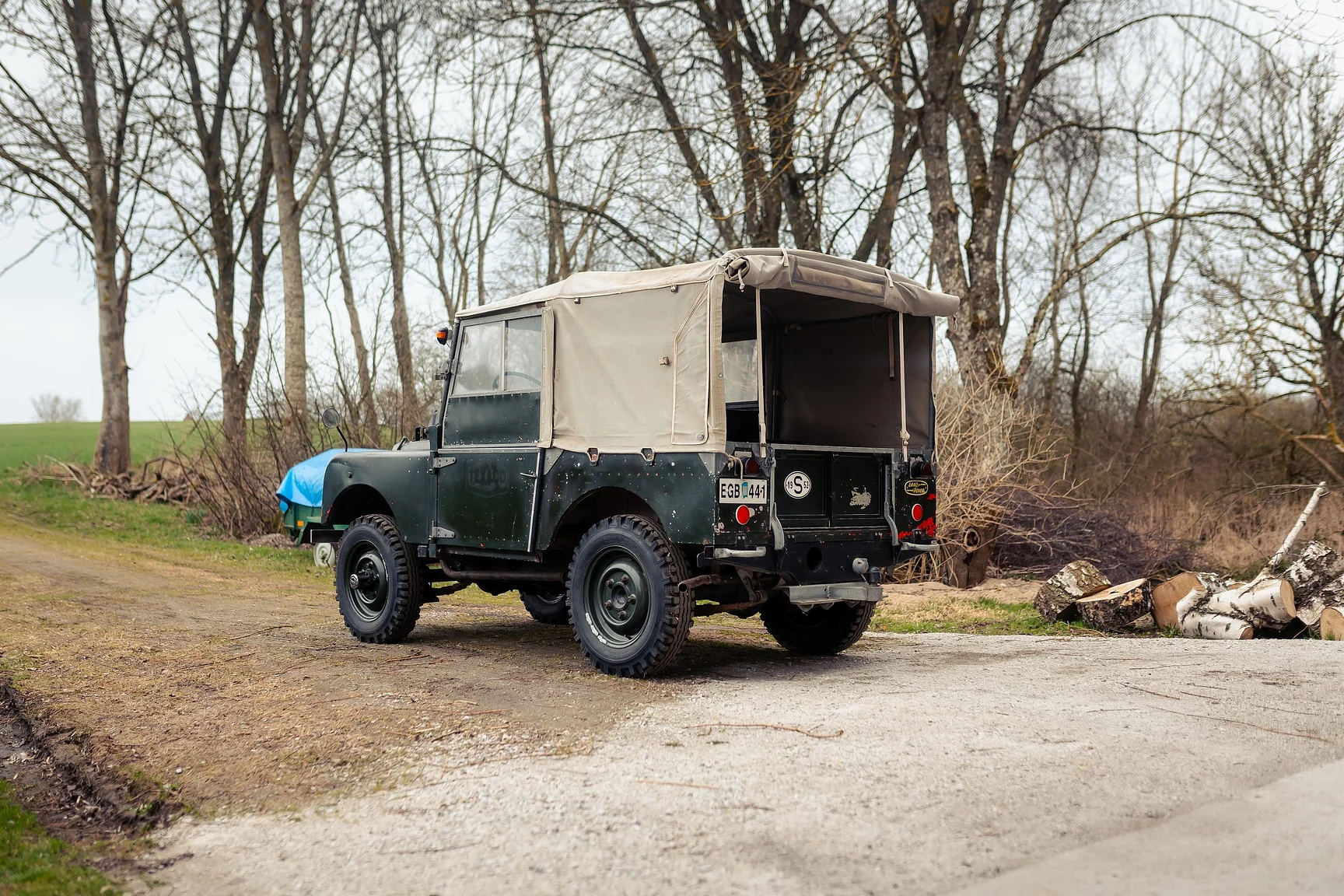 Exterior image of 1953 Land Rover Series 1 Soft Top (12)