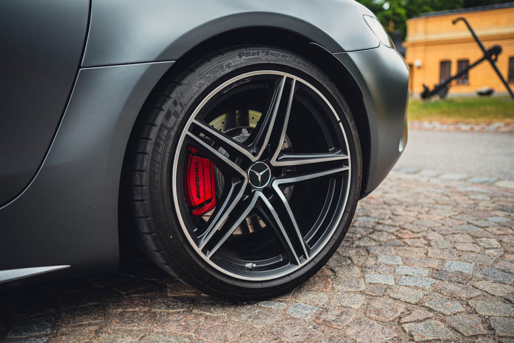 Exterior image of 2018 Mercedes-Benz AMG GT C
