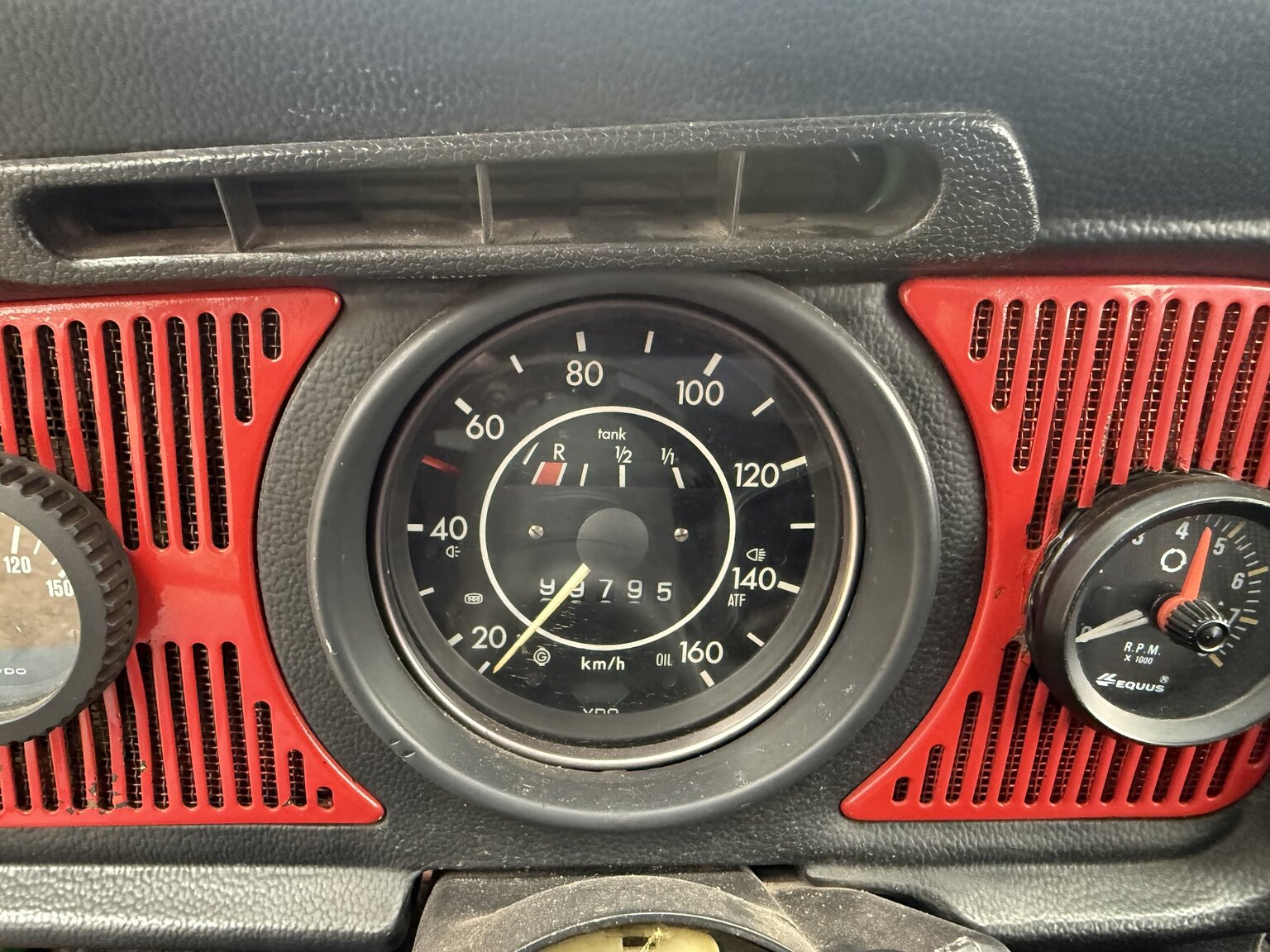 Interiörbild 1972 Volkswagen Beetle 1302 S