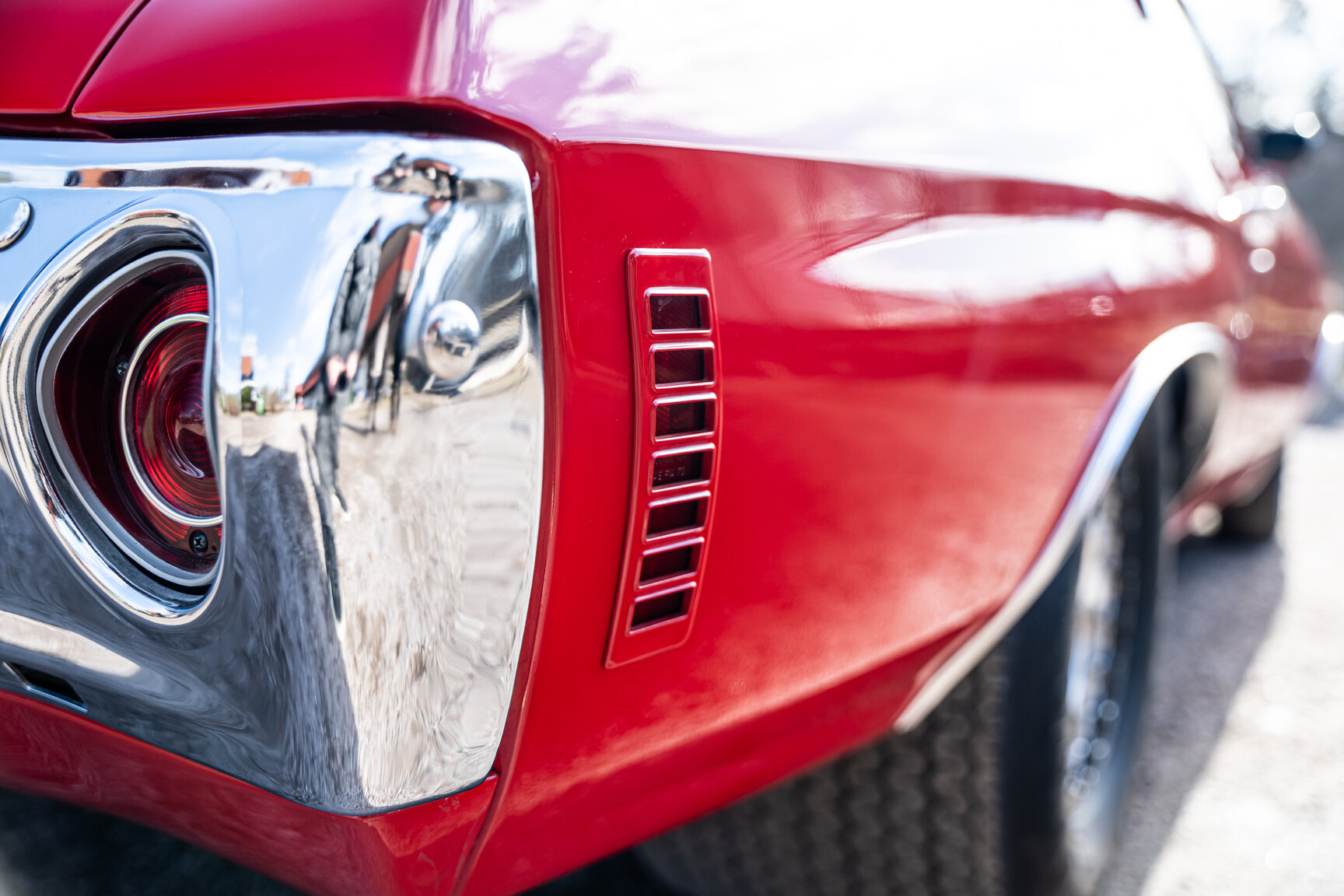 Exteriörbild på 1971 Chevrolet Chevelle SS