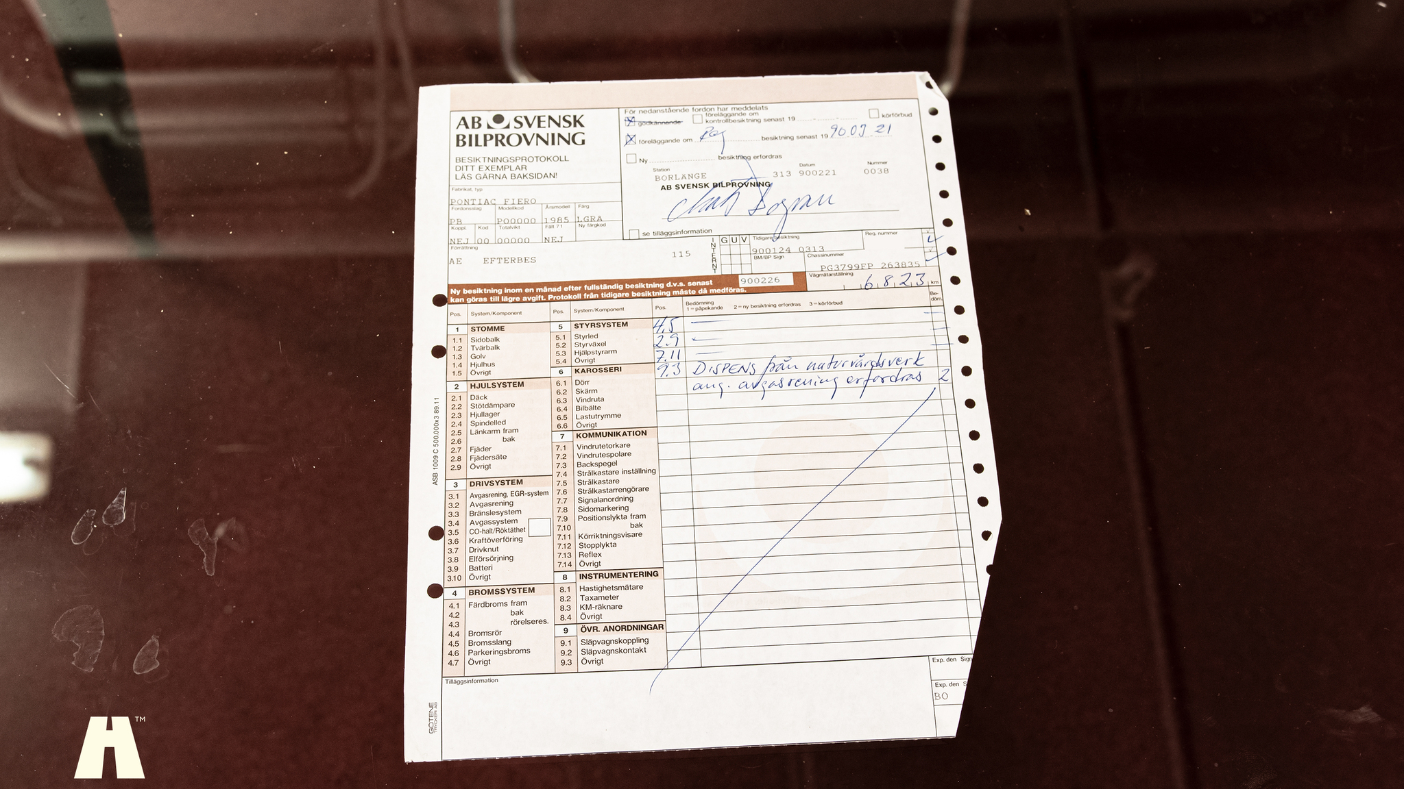 Documentation for 1985 Pontiac Fiero GT (14)