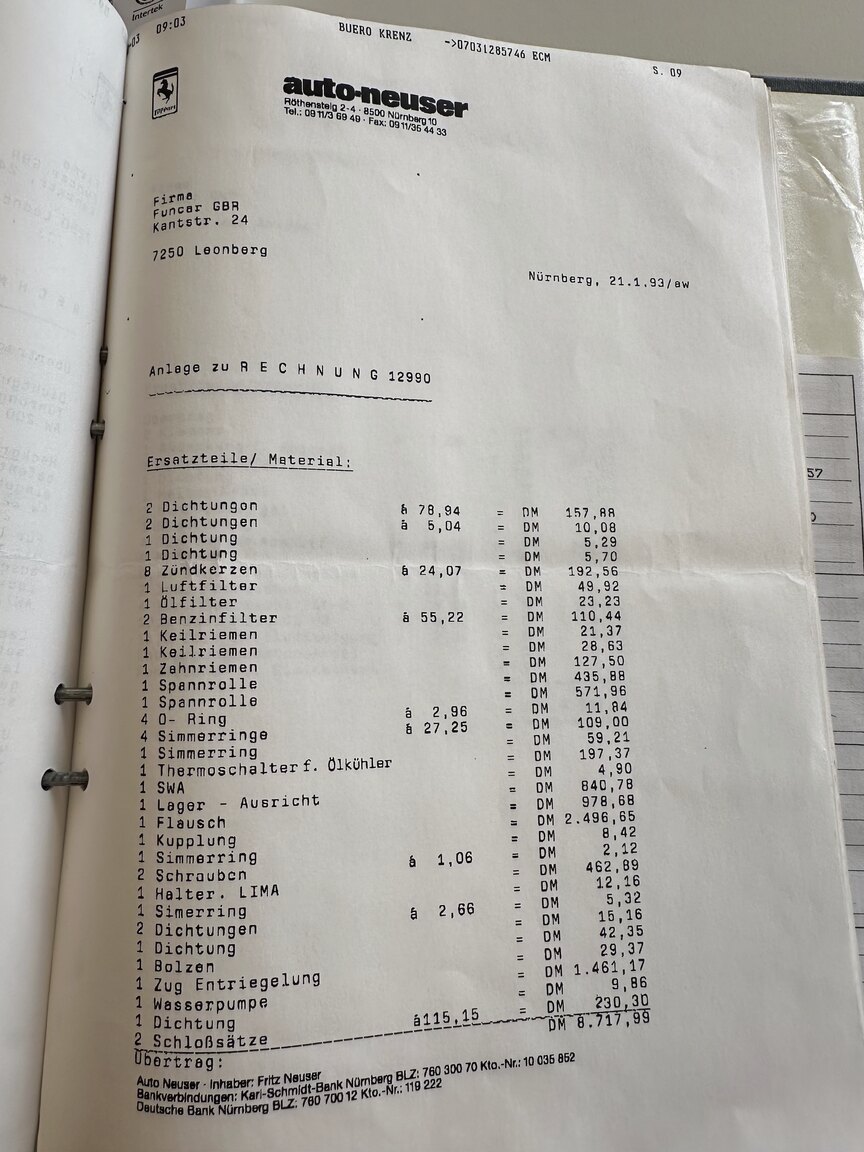 Documentation for 1990 Ferrari 348 (25)