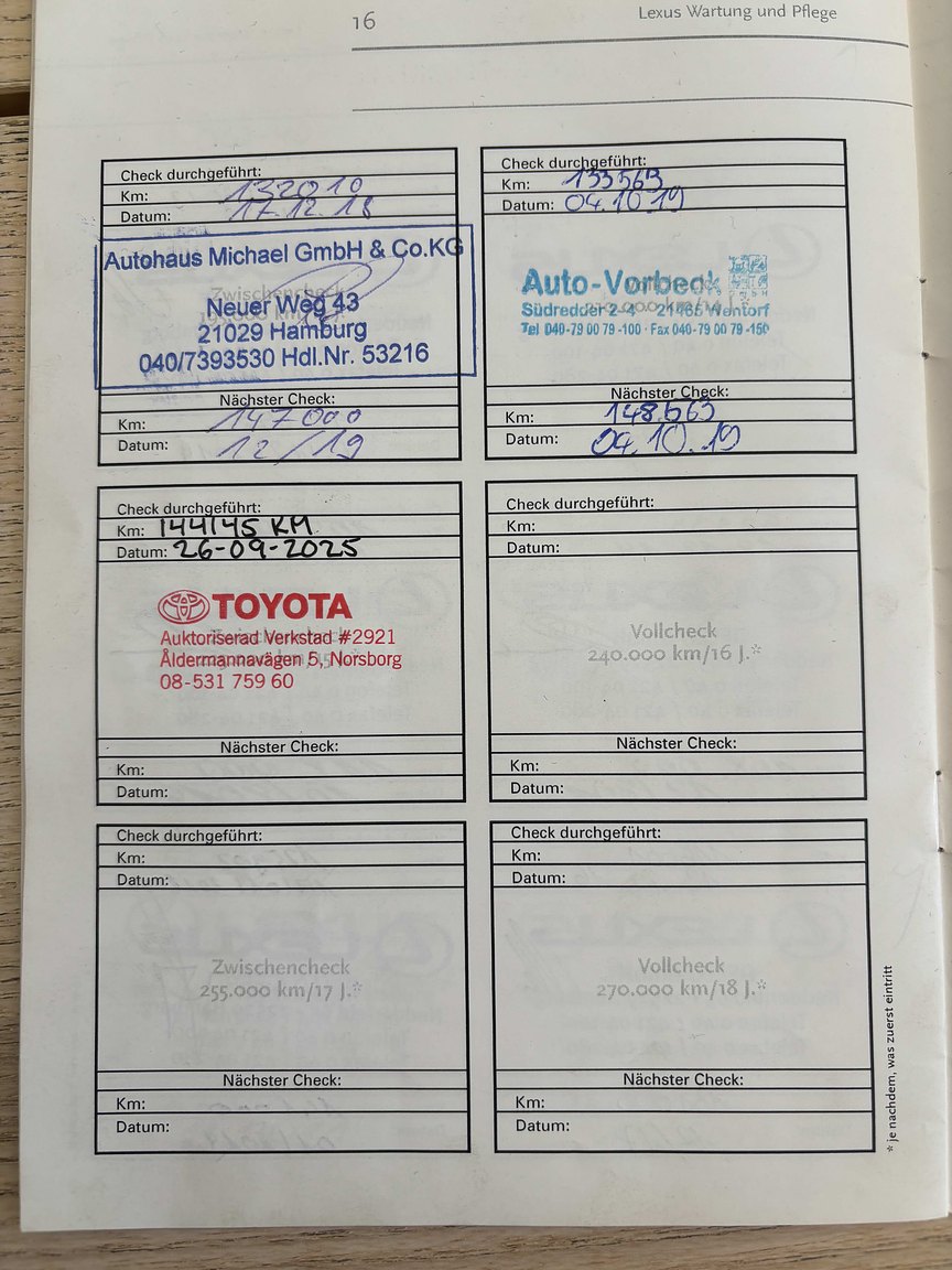 Dokumentation för 2005 Lexus LS 430 4.3 V8