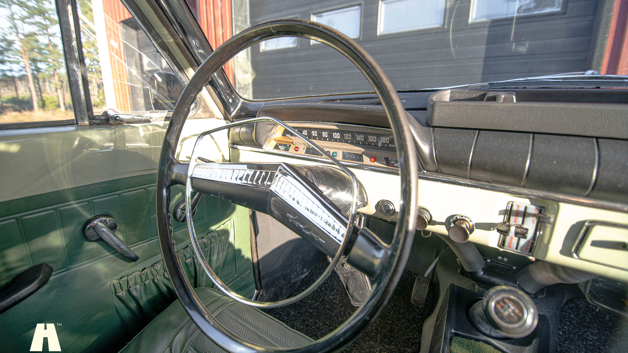Interiörbild 1966 Volvo Amazon Sport