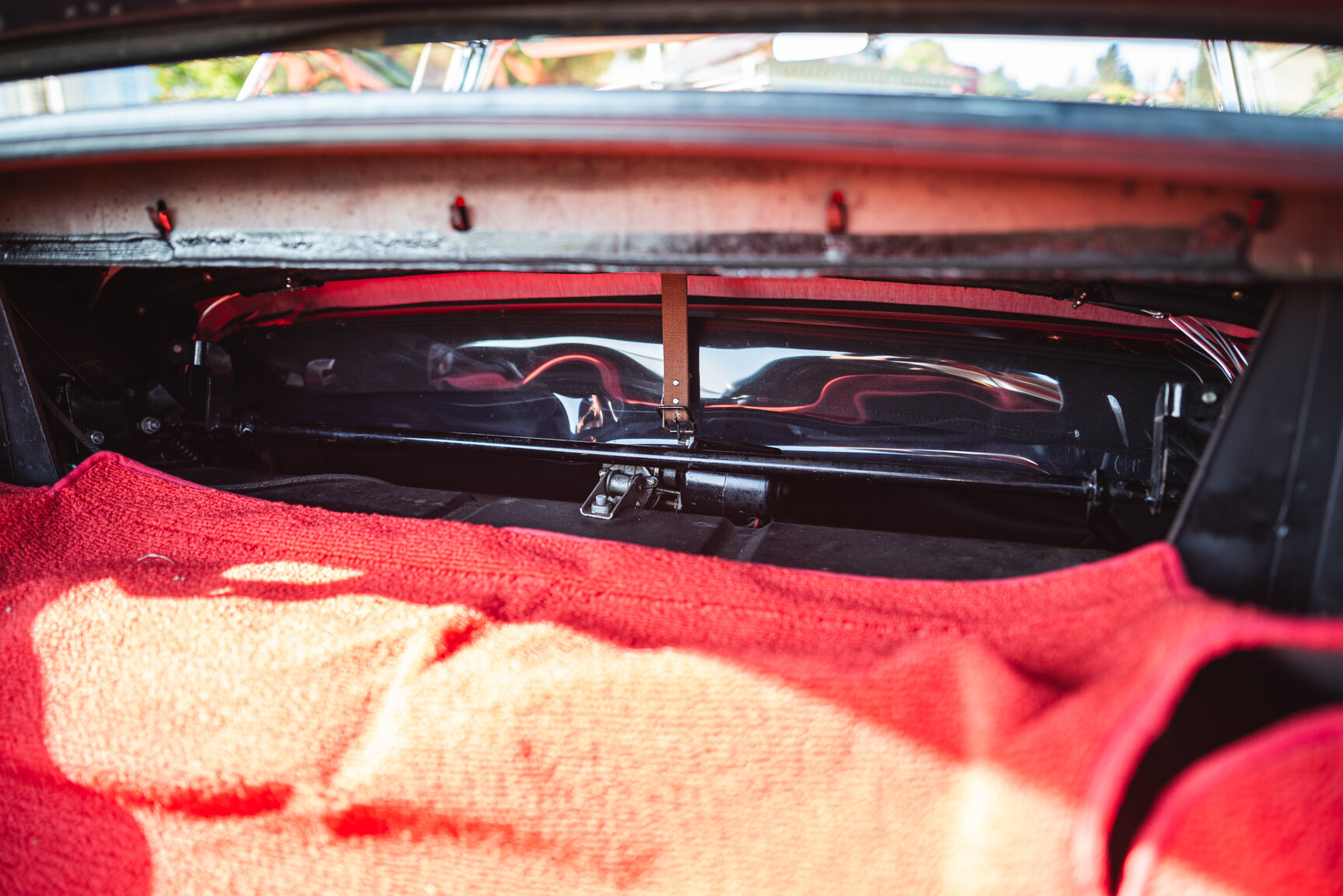 Interiörbild 1956 Ford Thunderbird